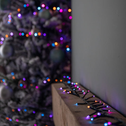 50m 2000 LED TreeBrights Christmas String Lights with Timer in Rainbow