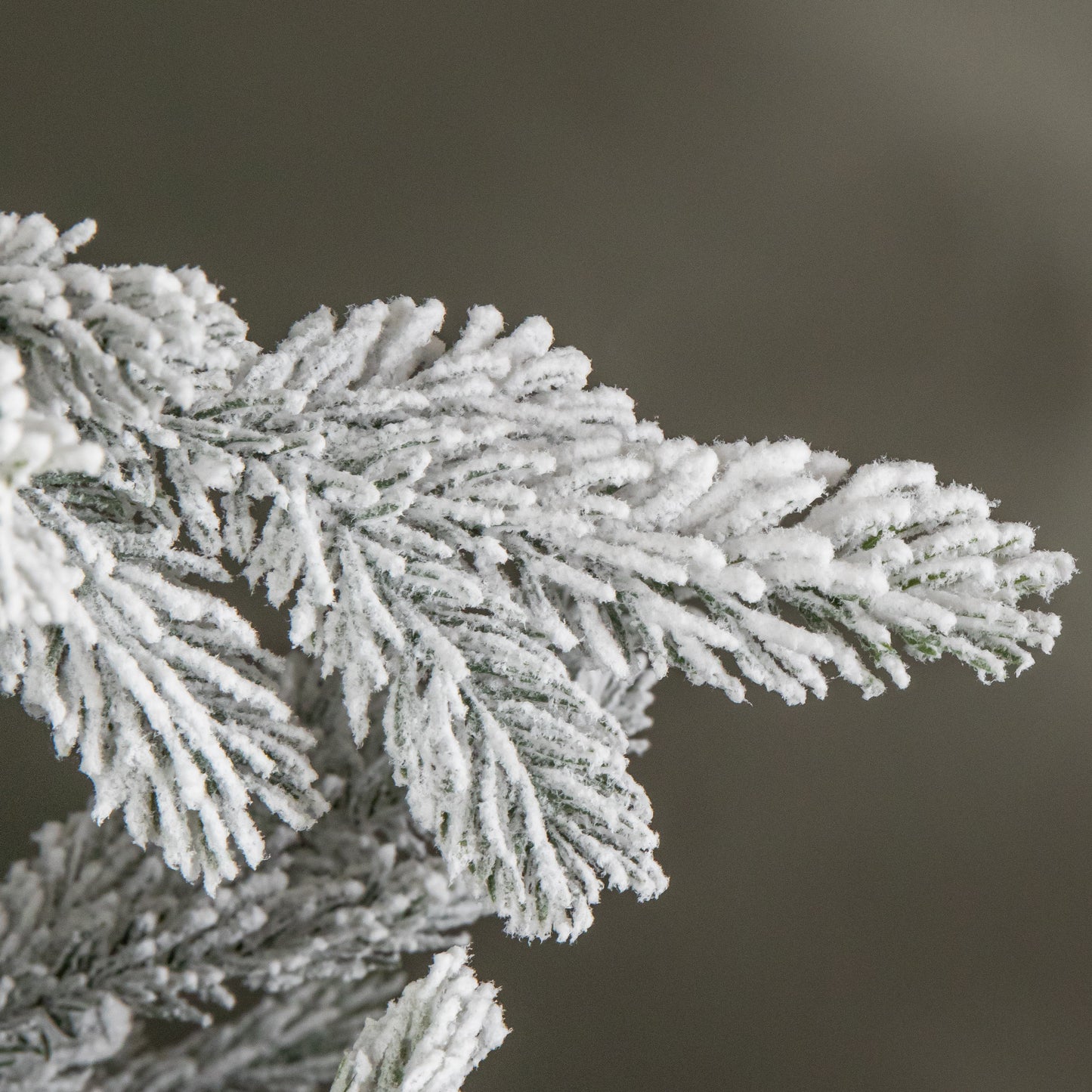 8ft (2.4m) Snowy Grandis Fir Artificial Christmas Tree with 2935 Tips & Metal Stand 