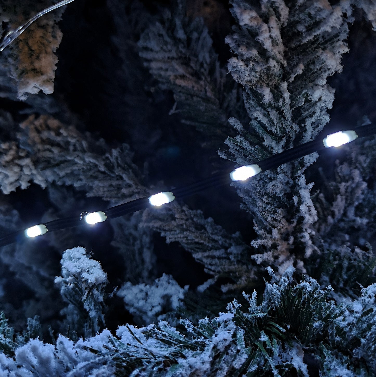 17.5m Indoor Outdoor Flexibrights Christmas Lights with 500 White LEDs