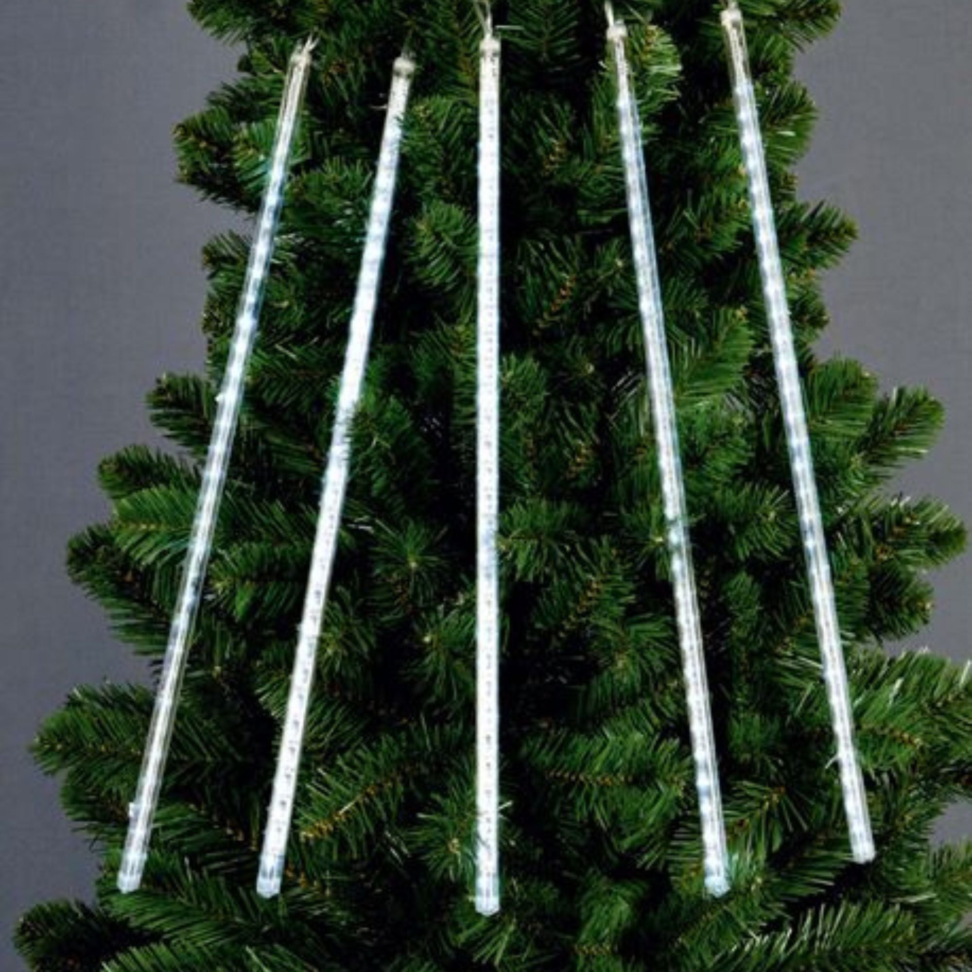 15pc 10.5m 70cm Premier Snowing Shower Icicle Christmas Lights with 450 Cool White LEDs