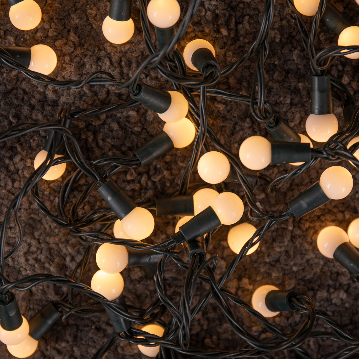 50 LED Pearl Berry Multi-Action Christmas String Lights in Warm White
