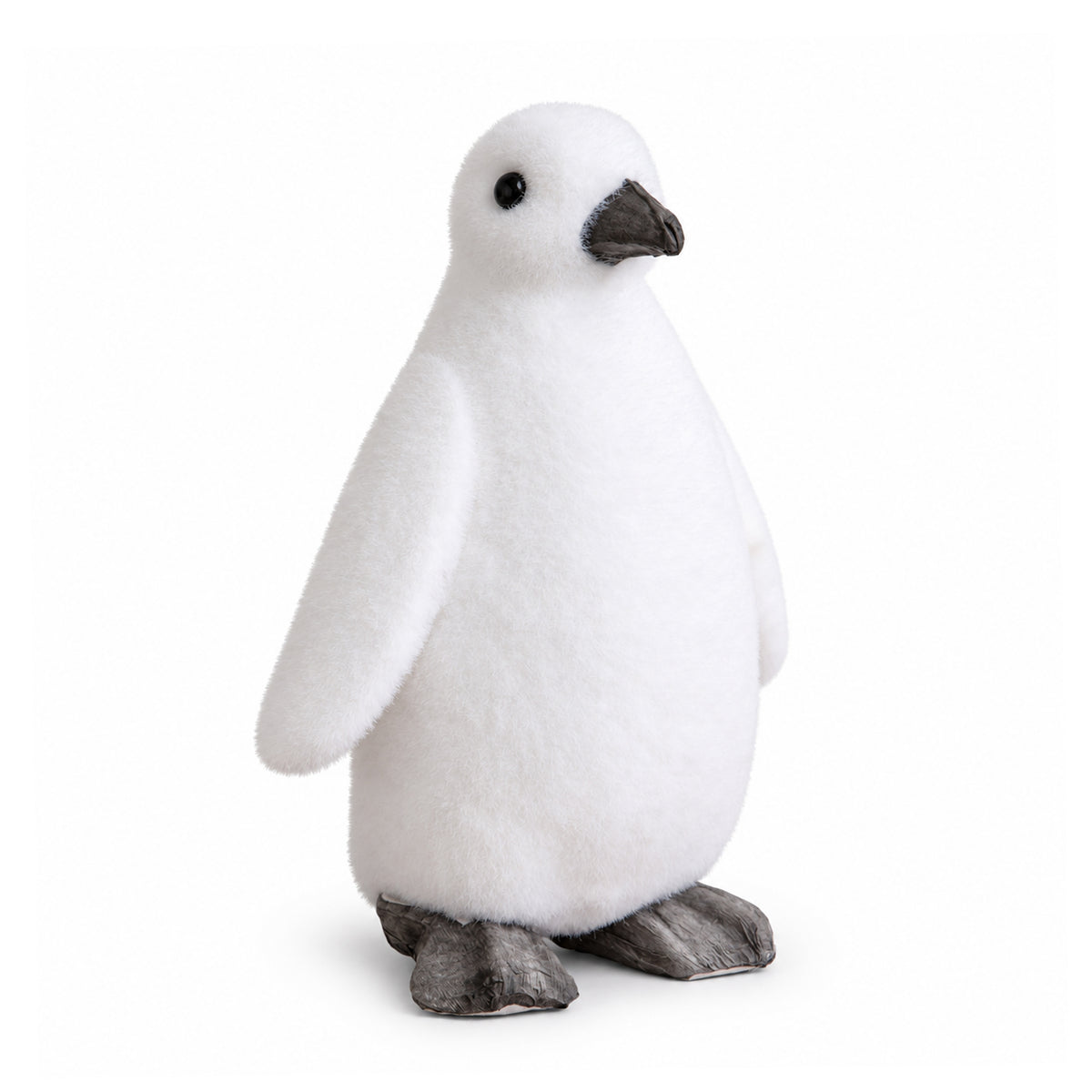 36cm Large Flocked Penguin Christmas Decoration