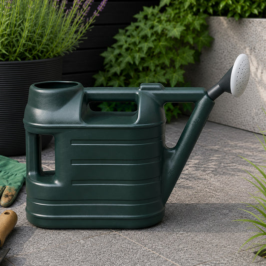6.5L Garden Patio Ward Watering Can with Rose in Green