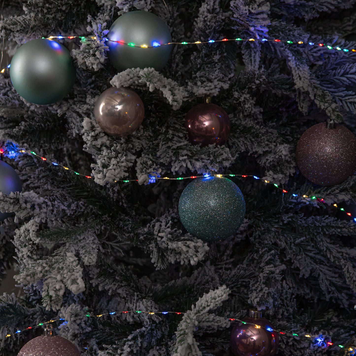 6.4m Compact MicroBrights Christmas Lights with 400 LEDs in Multi-coloured
