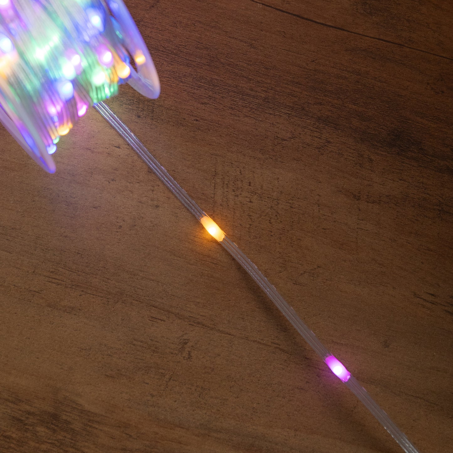 37.5m Light up Christmas Two Tone String Lights with 500 Warm White & Multi-Coloured LEDs