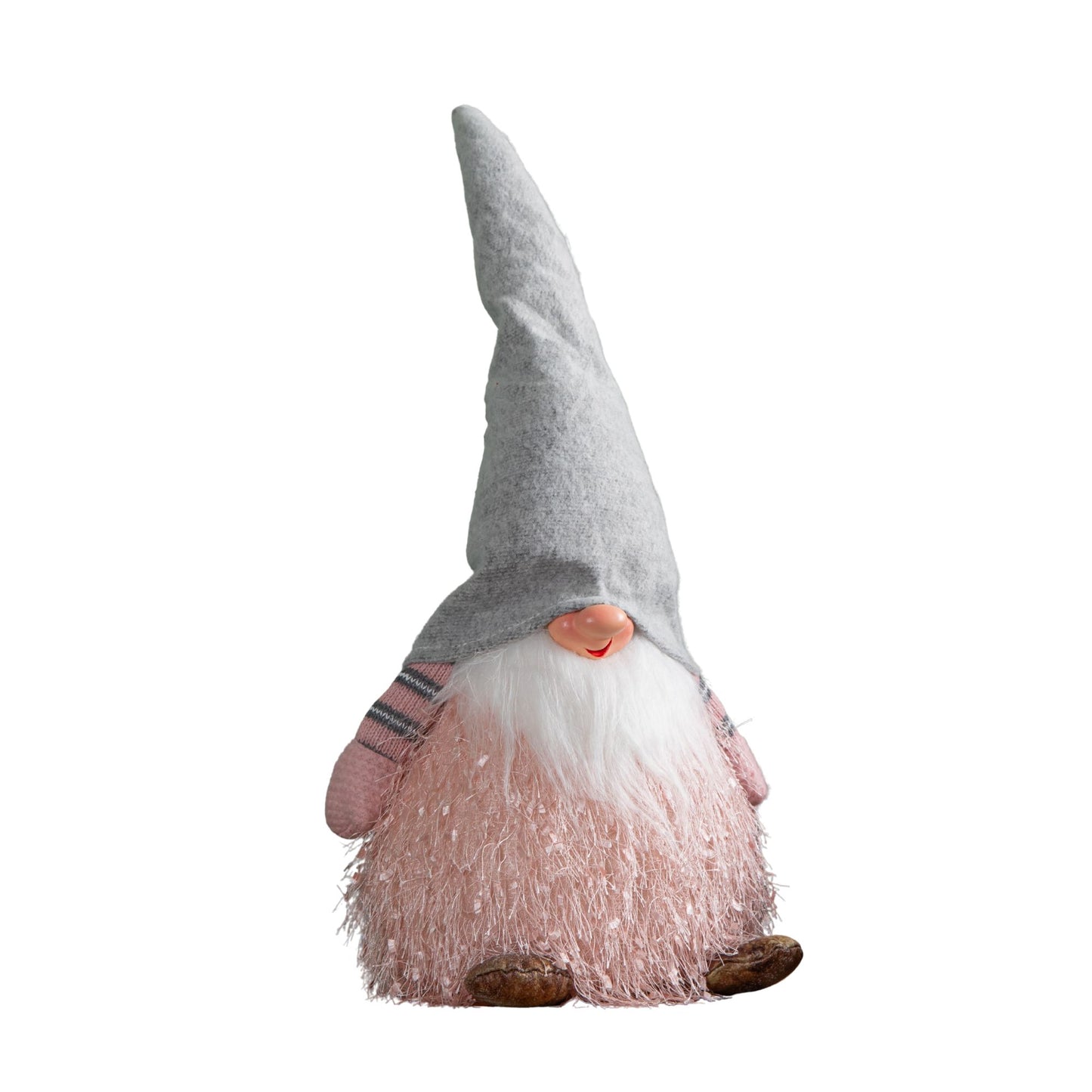  30cm Christmas Male Gonk with LED Light - Grey Hat