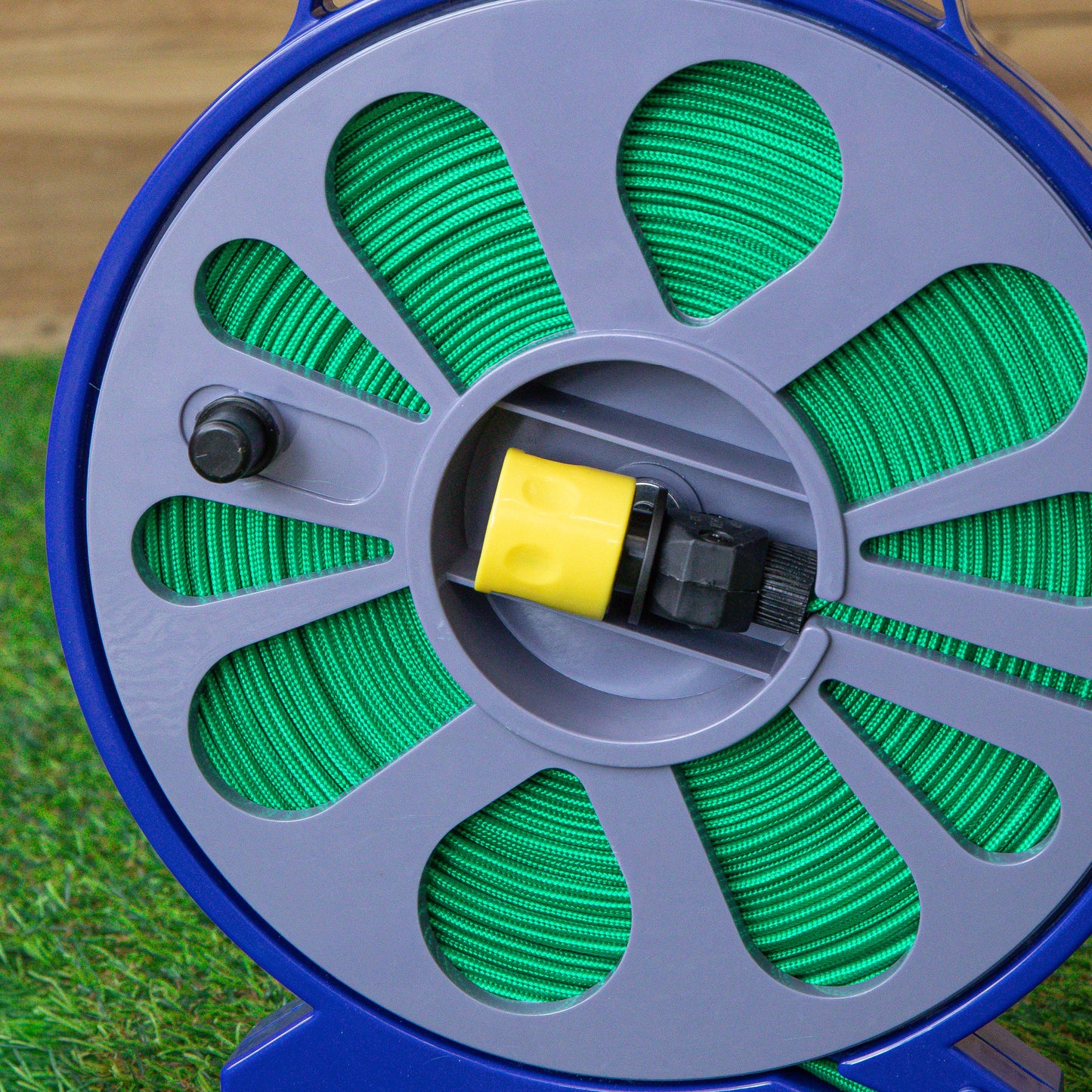 15m Lay-Flat Garden Hose Pipe with Storage Cassette