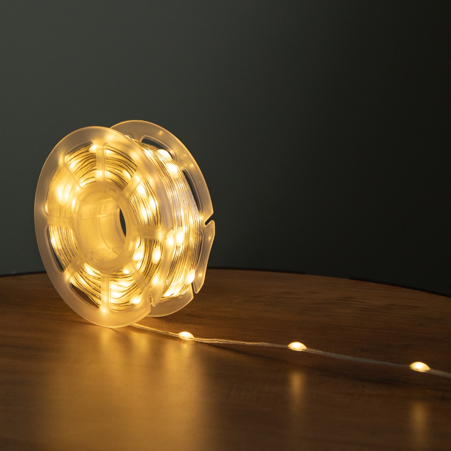 15m Light up Christmas Two Tone String Lights with 200 Warm White & Cool White LEDs