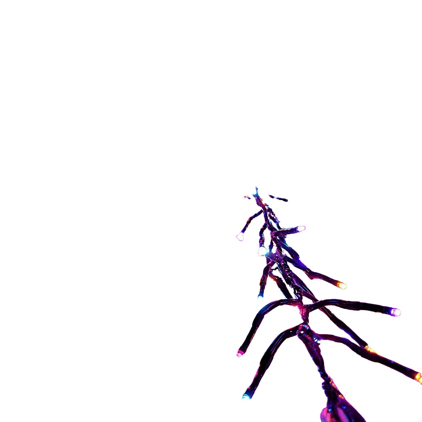 18.5m 1440 LED Christmas Cluster Multi-Action String Lights with Timer in Rainbow