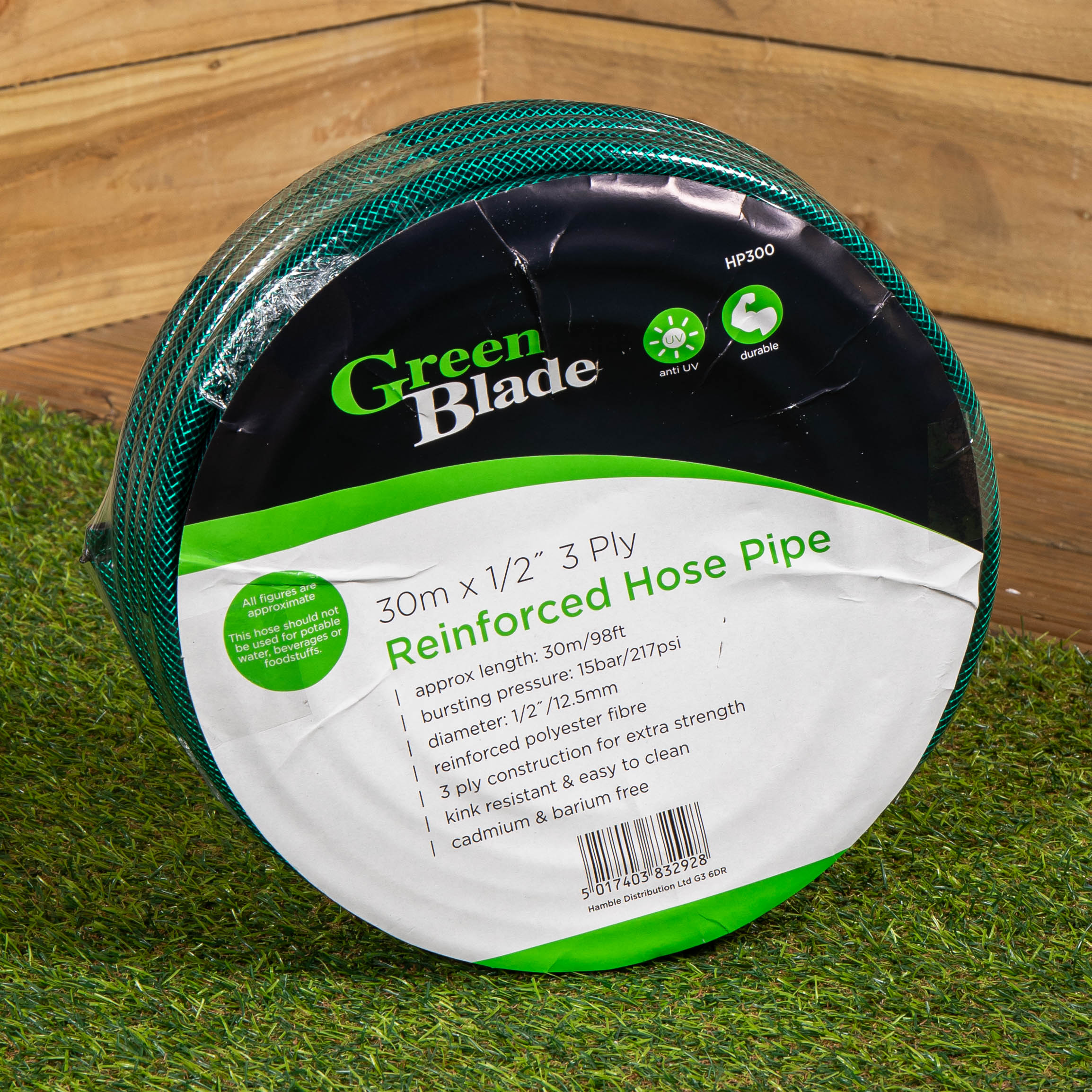 30m Reinforced Kink Resistant Garden Hose Pipe