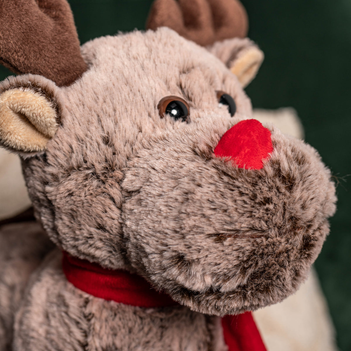 39cm Battery Operated Brown Plush Musical Walking Animated Christmas Reindeer