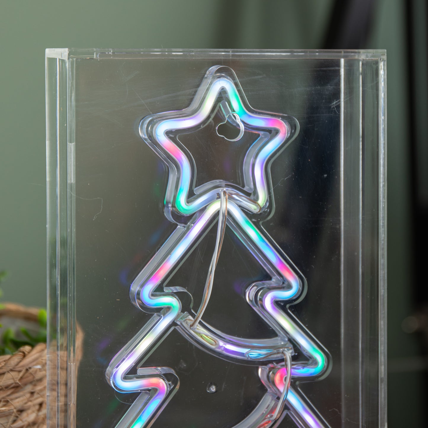 30cm Light up RGB Neon Flex Christmas Tree Decoration