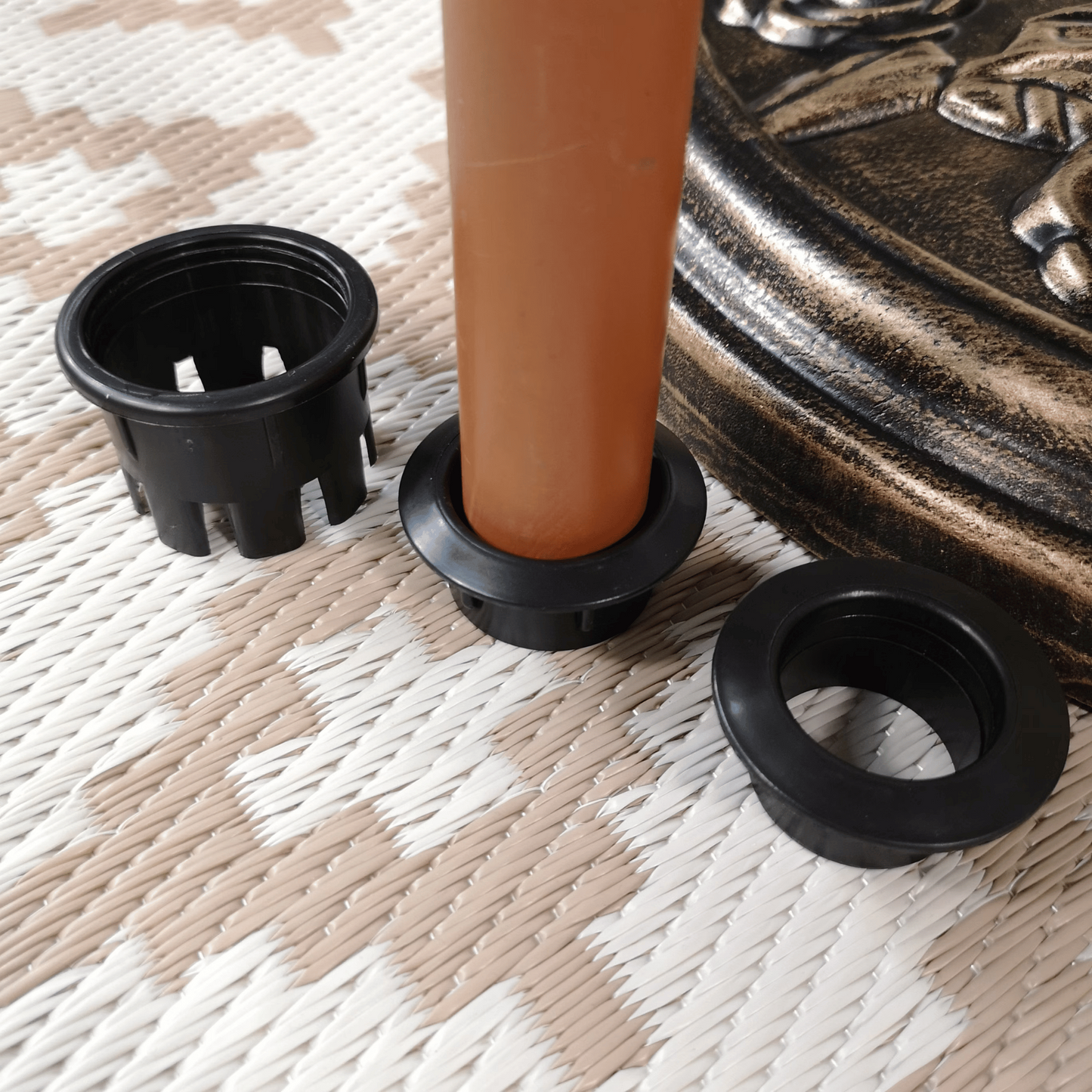 Samuel Alexander 9kg Heavy Duty Bronze Cast Iron Effect Garden Parasol Base