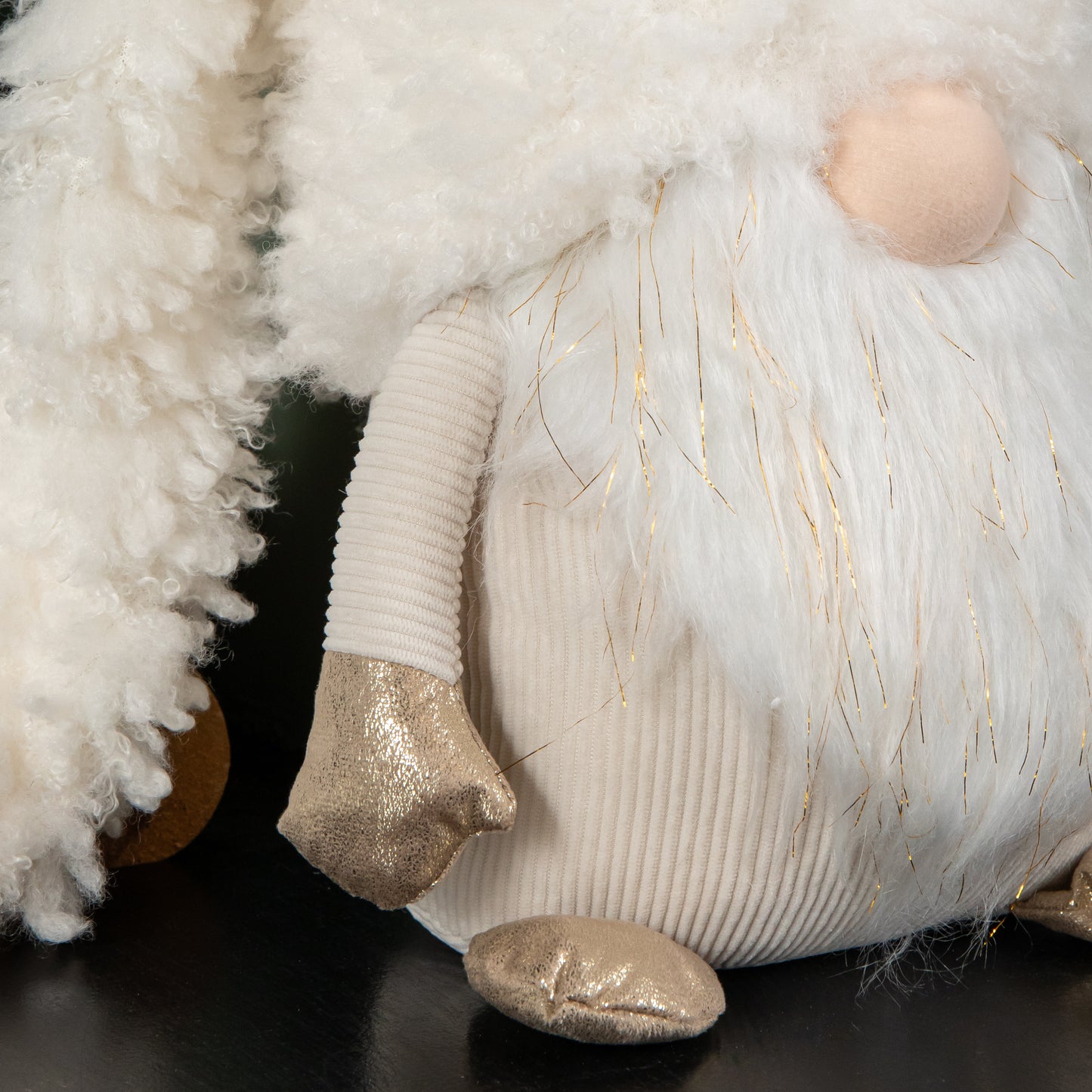 40cm Extra Large White Super Soft Christmas Snow Gonk Decoration