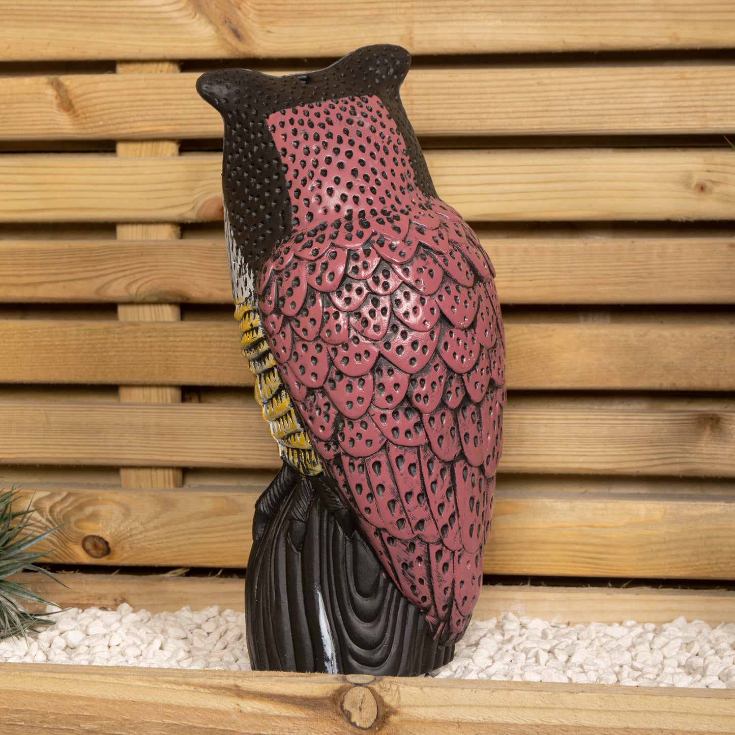 35cm Large Outdoor Plastic Owl Bird Deterrent