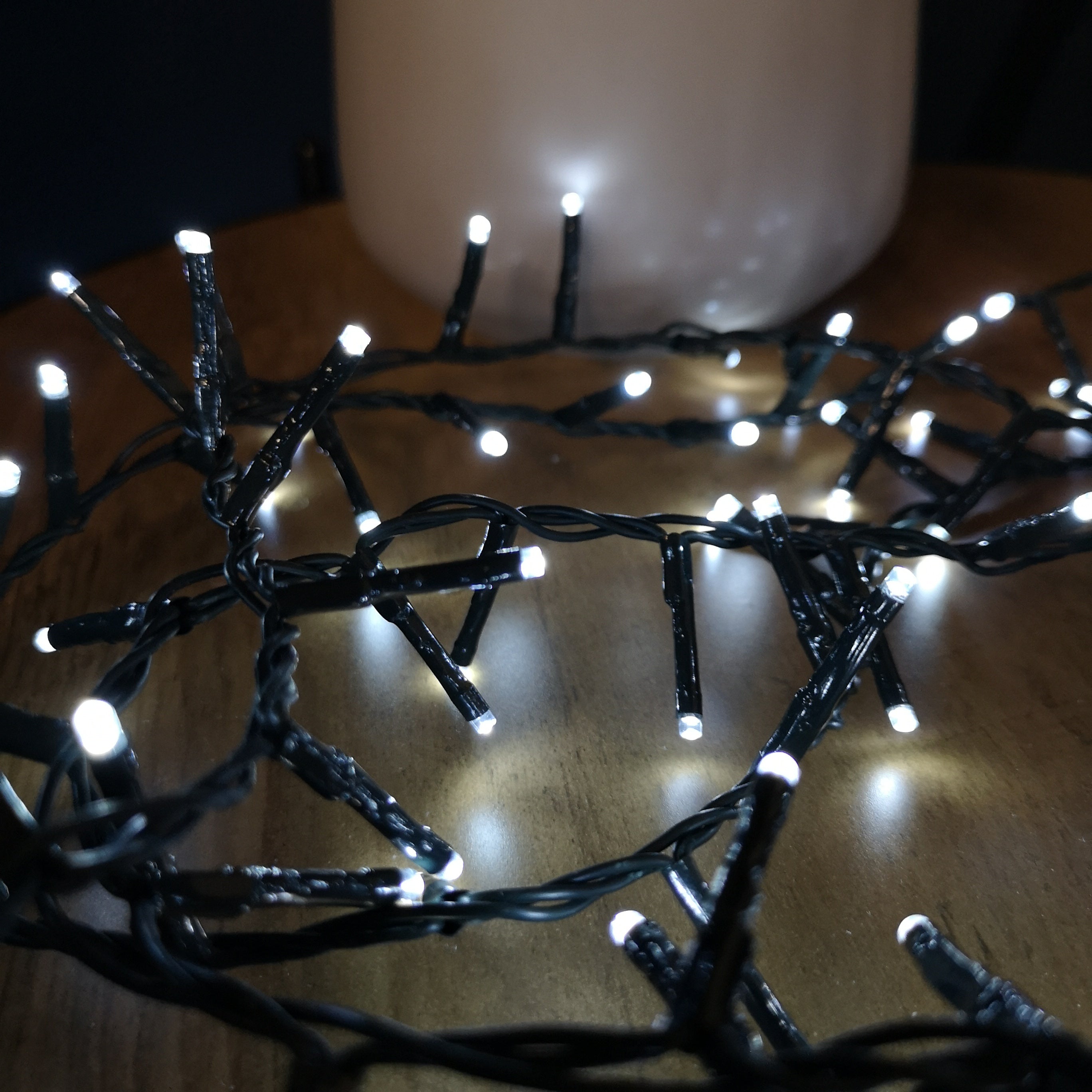 125m Treebrights Christmas Lights with 5000 LEDs in White with Timer