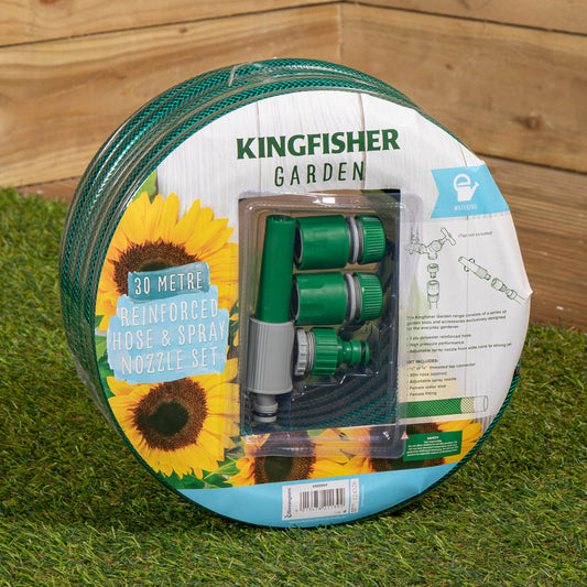 30m Garden Hose and Spray Nozzle Set (430SNSX)