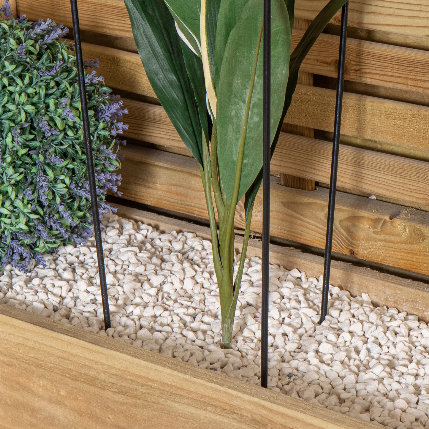 Pack of 2 Tom Chambers Cottage Heavy Duty Black Metal Steel Herbaceous Garden Plant Support Grow Through Small 60cm x 35cm