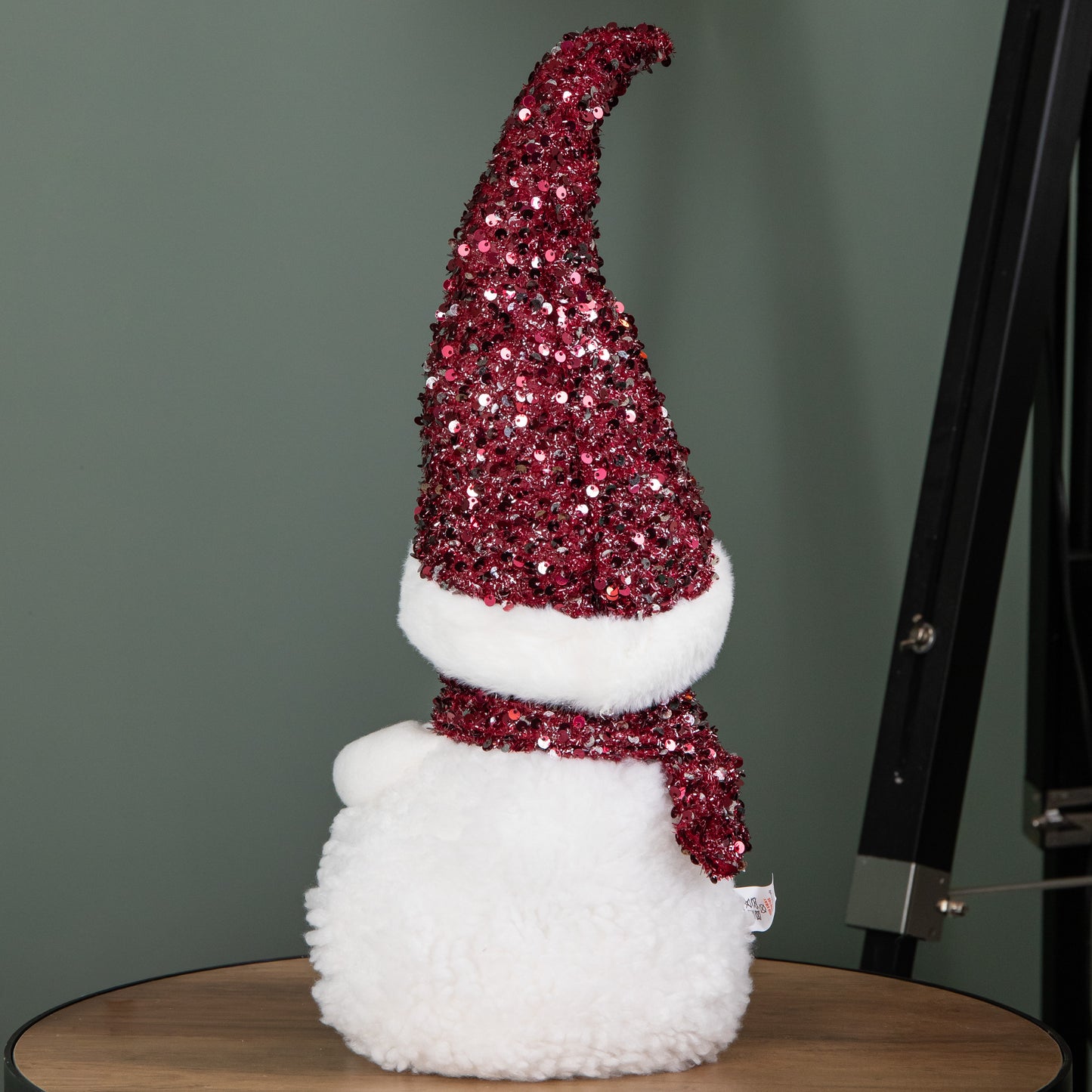50cm Large Soft Fabric Sitting Snow Girl Christmas Decoration