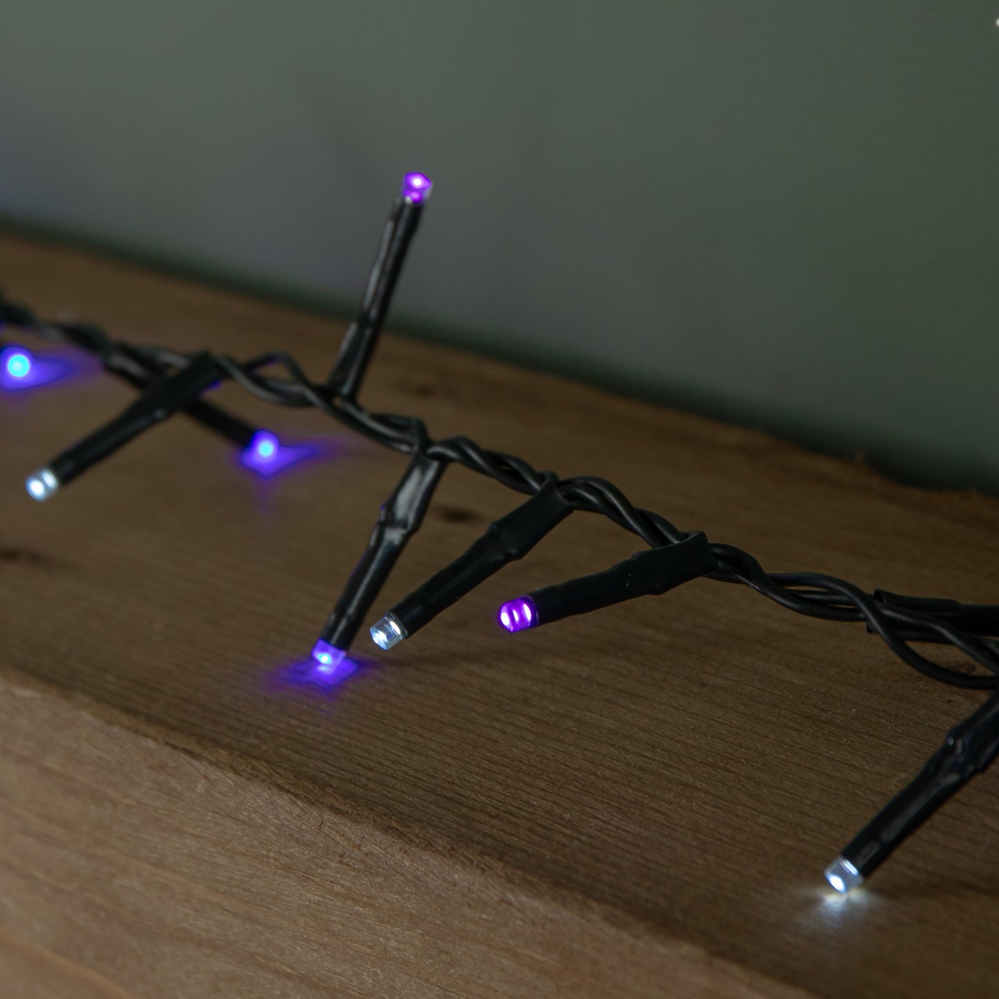 12.5m 500 LED TreeBrights Christmas String Lights with Timer in Blue, Purple & White