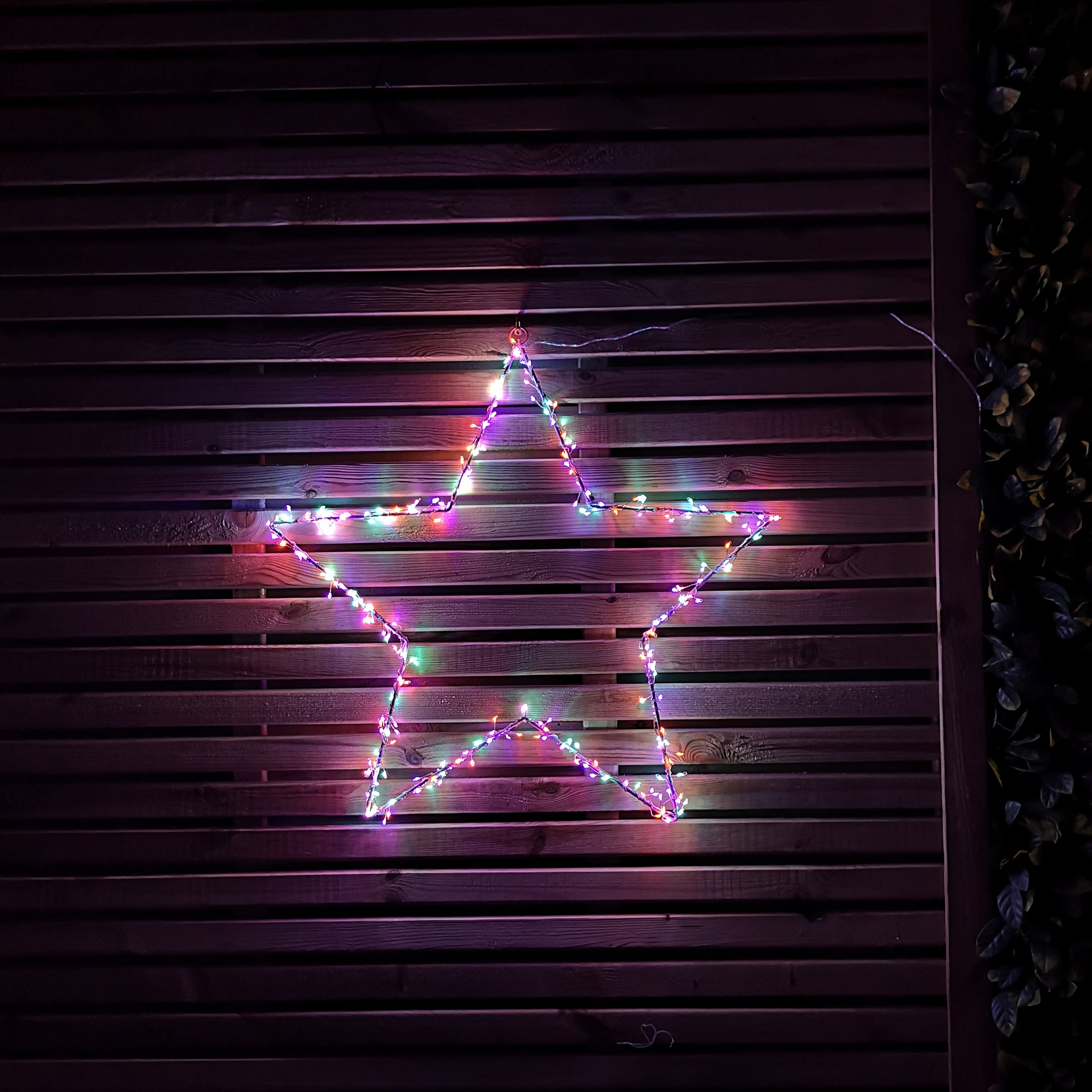 60cm Multi Colour Indoor Outdoor LED Star Light Christmas Decoration
