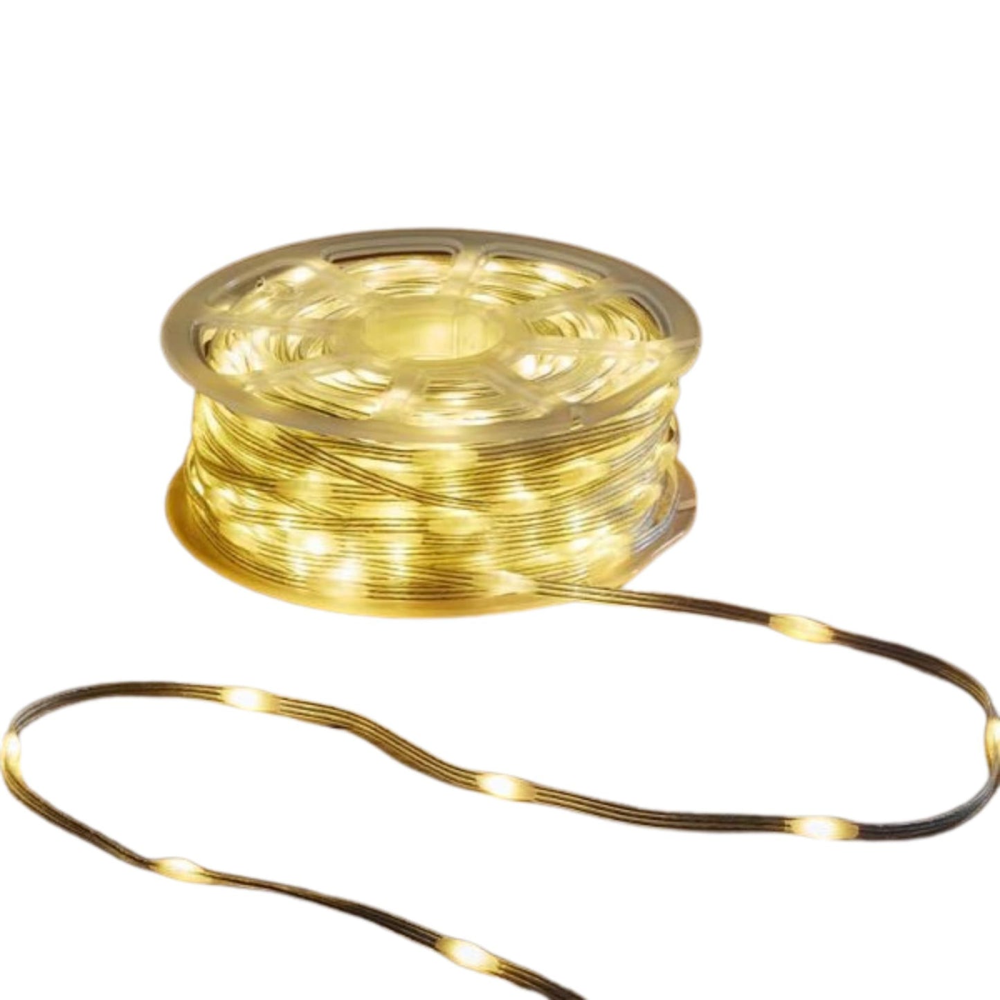 75m Light up Christmas Two Tone String Lights with 1000 Warm White & Multi-Coloured LEDs