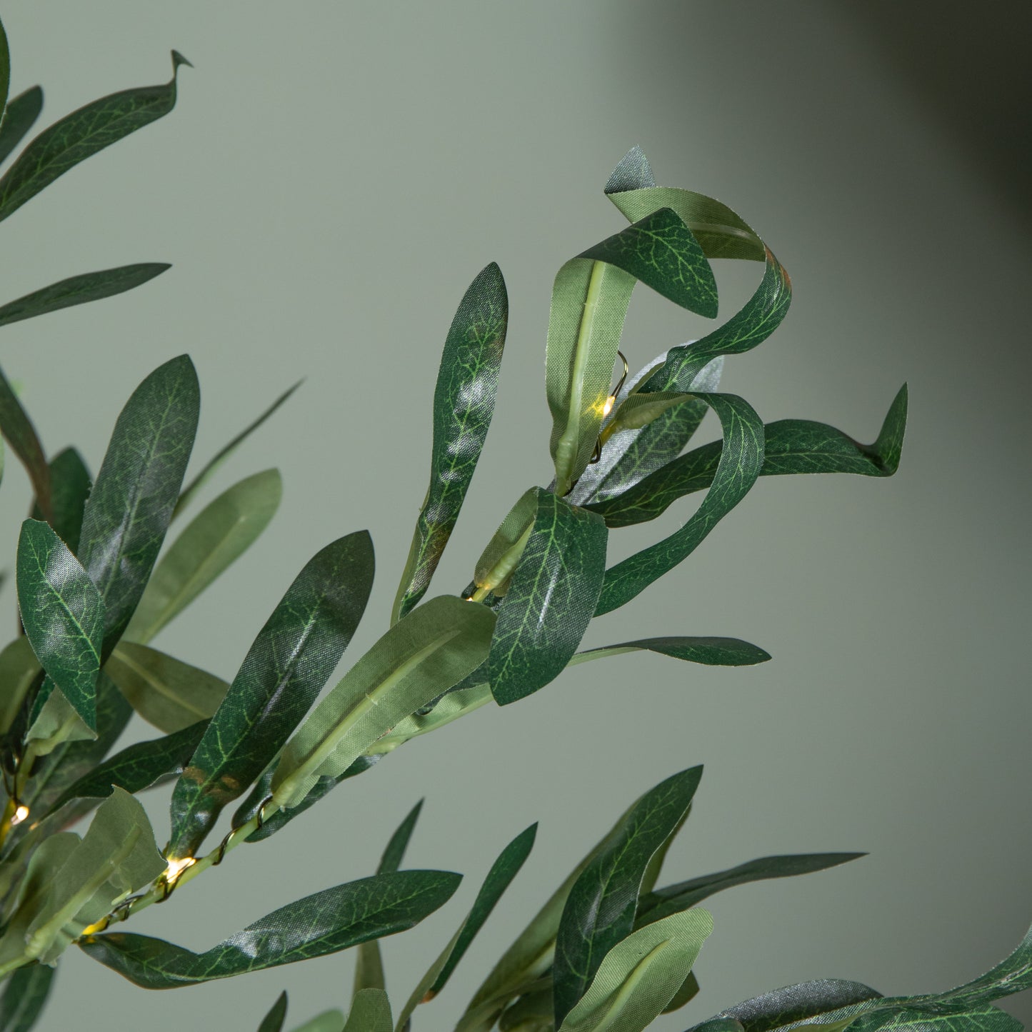 90cm Set of 3 Light up Christmas Mistletoe Twigs with 90 Warm White LEDs (Twigs only)