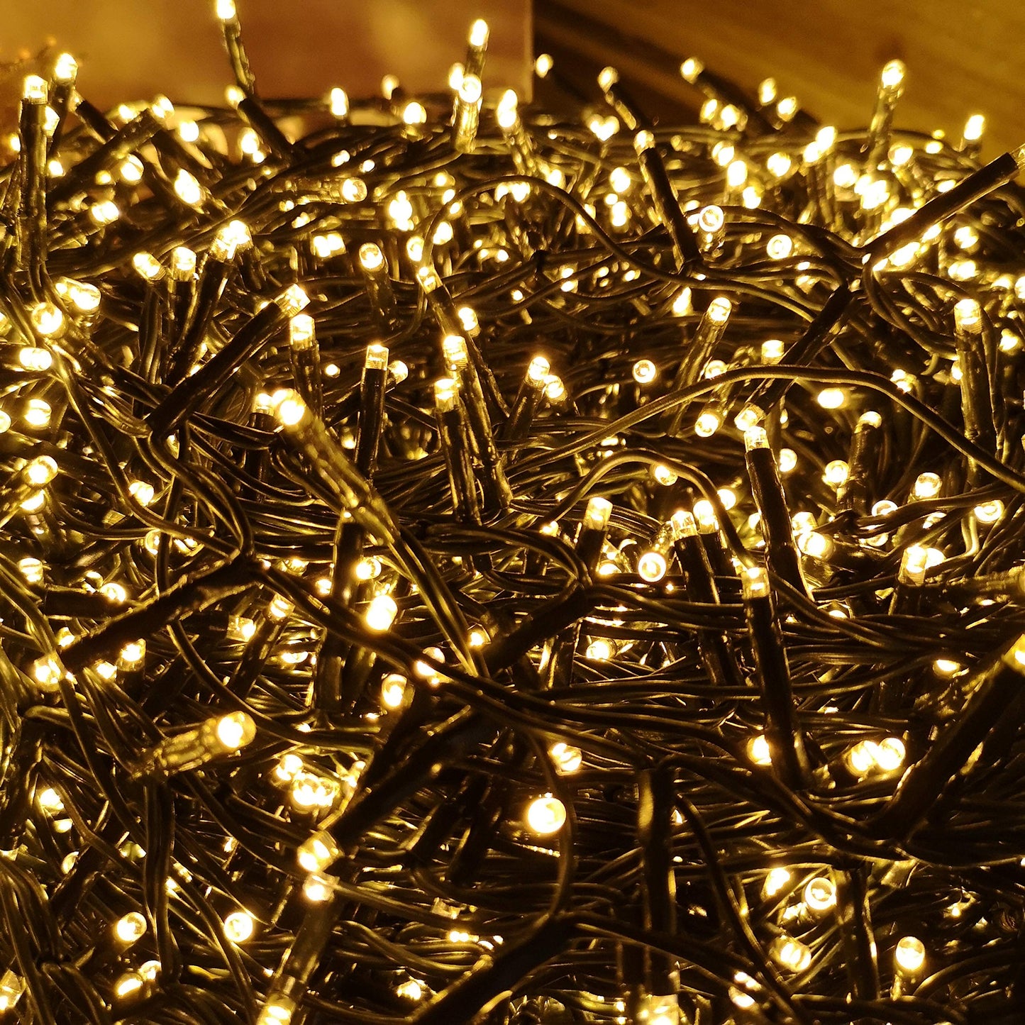 3000 LED 75m Premier TreeBrights Indoor Outdoor Christmas Multi Function Mains Operated String Lights with Timer in Vintage Gold