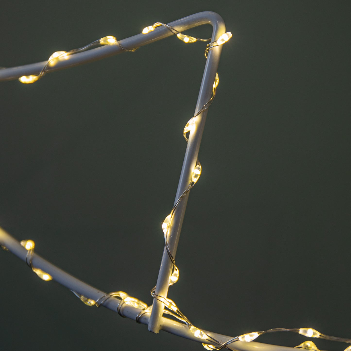 48cm x 38cm Light up Hanging Christmas Tree Bauble with 250 Warm White LEDs