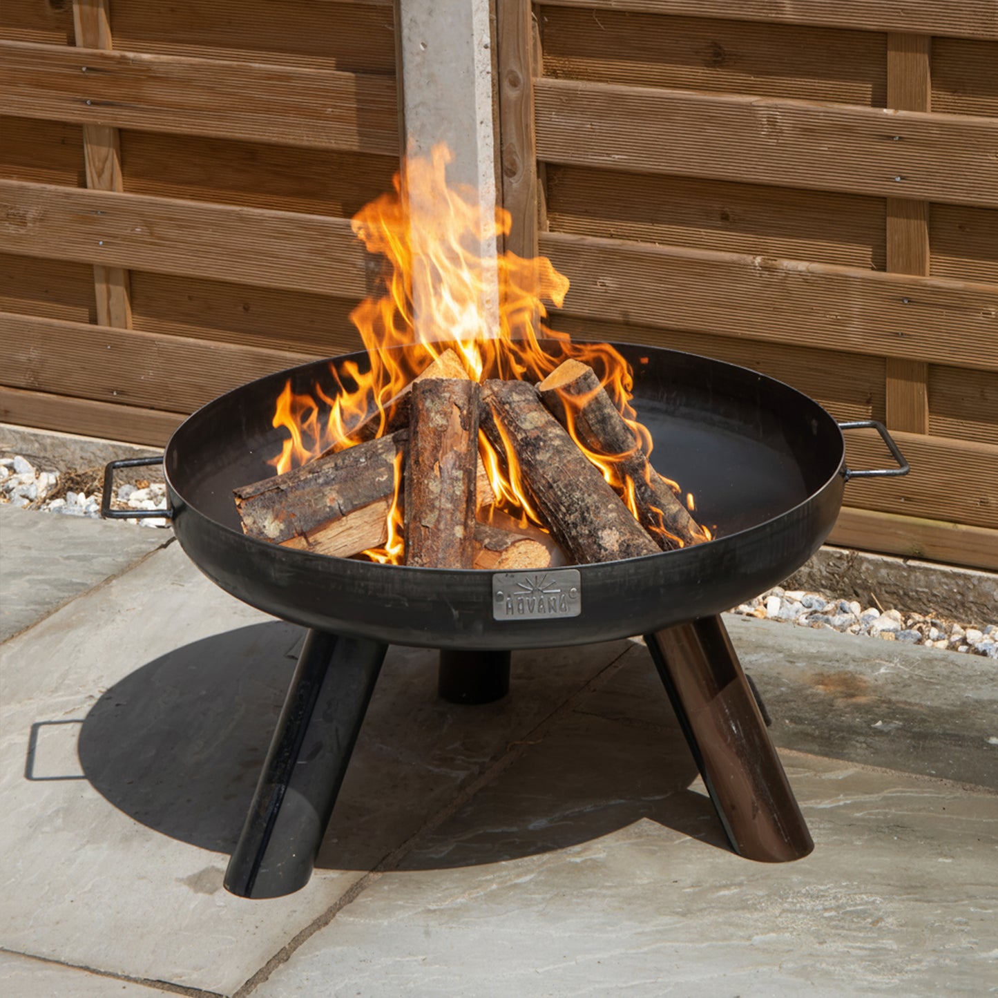 35cm Black Steel Primo Caldera Outdoor Garden Fire Pit