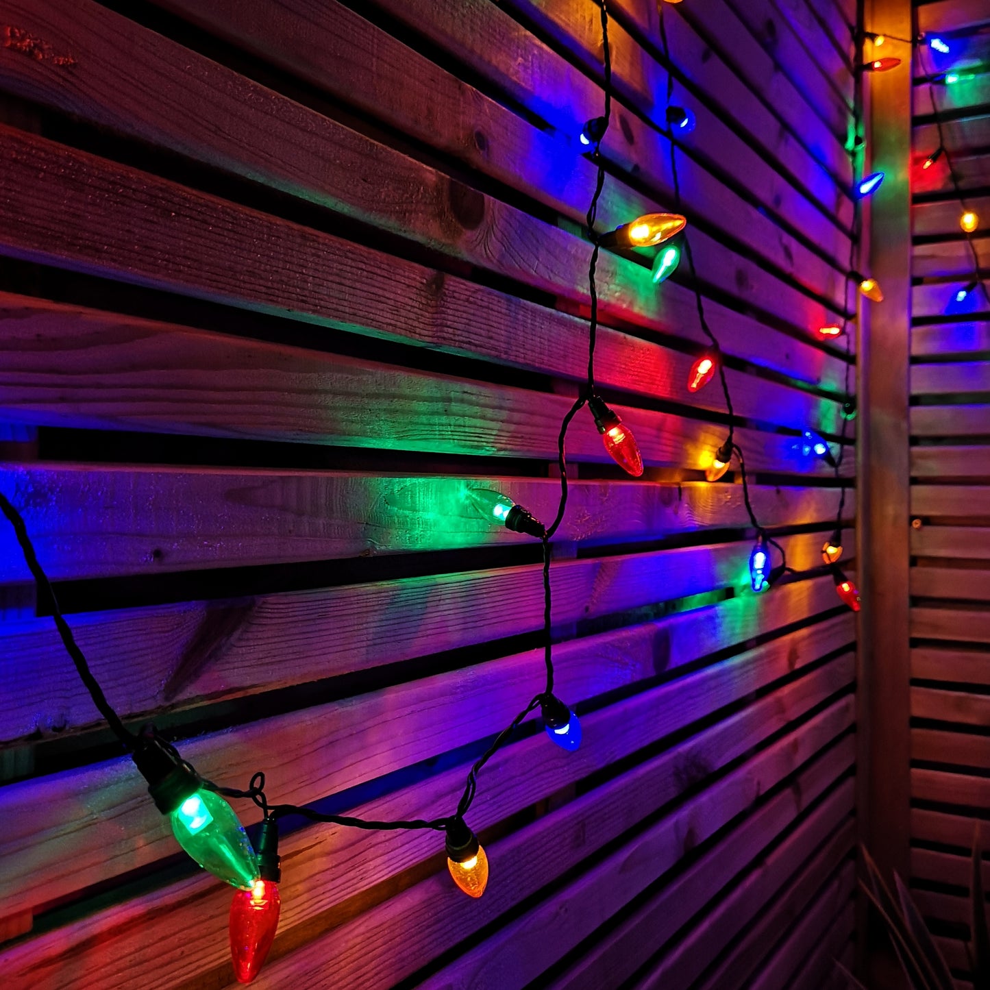 12m 120 LED Premier Multi Function Large Bulb Outdoor Christmas Festoon Lights
