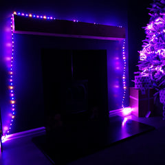 8.7m Indoor Outdoor Flexibrights Christmas Lights with 250 Rainbow LEDs