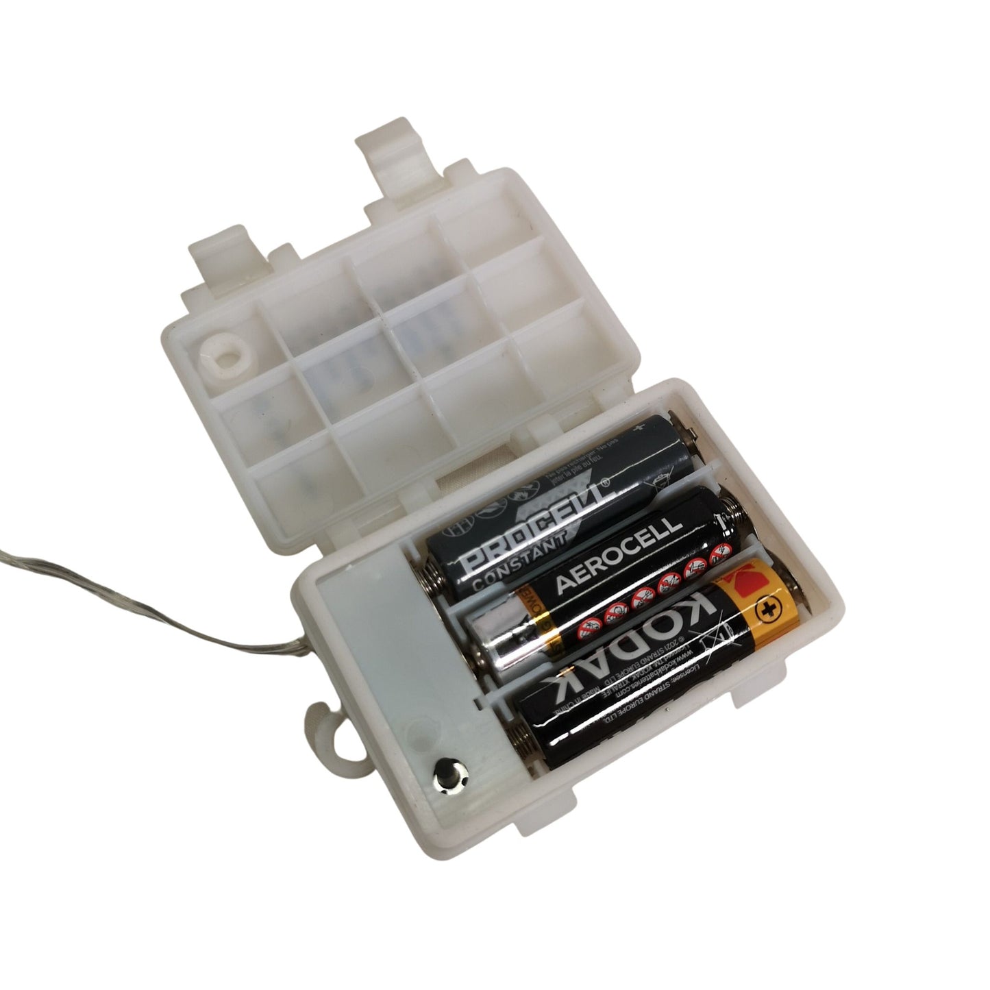 1.2m Battery Operated Snowflake Curtain Christmas Lights with 147 Warm White LEDs