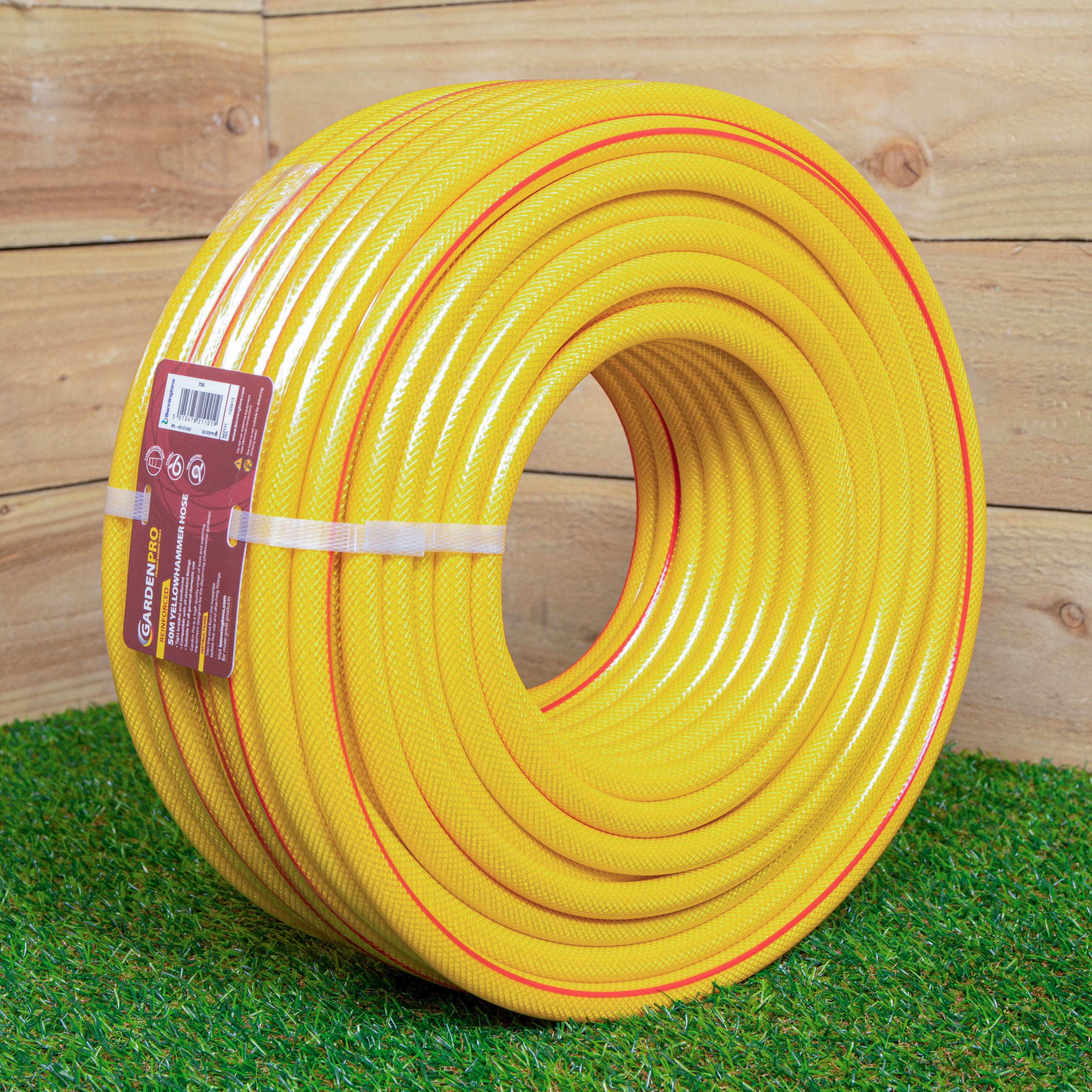 15m Pro Gold Kink Resistant Reinforced Garden Hose Pipe