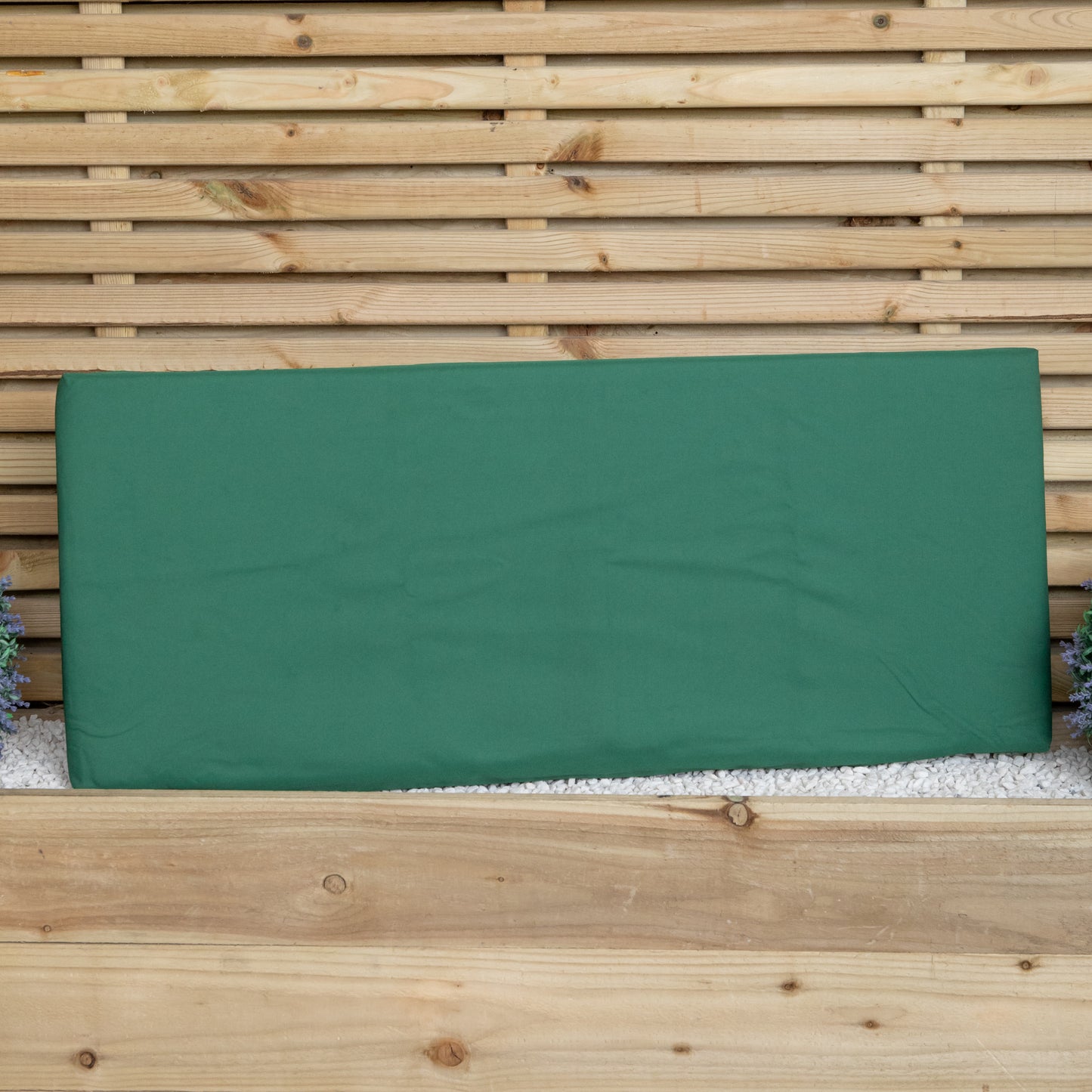 99 x 41cm Cushion Base for 2 Seater Wooden Garden Bench in Green