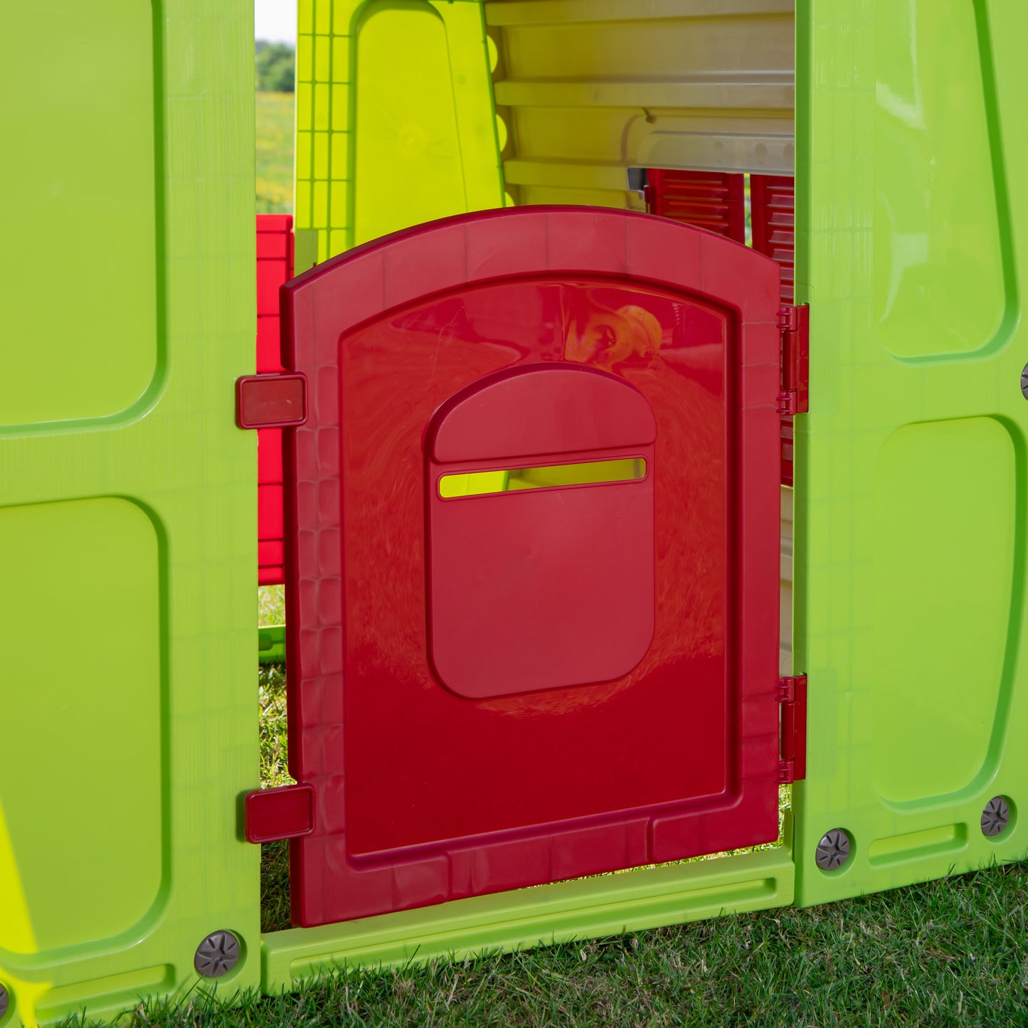 1.09m Green & White Plastic Magical Forest Wendy Playhouse