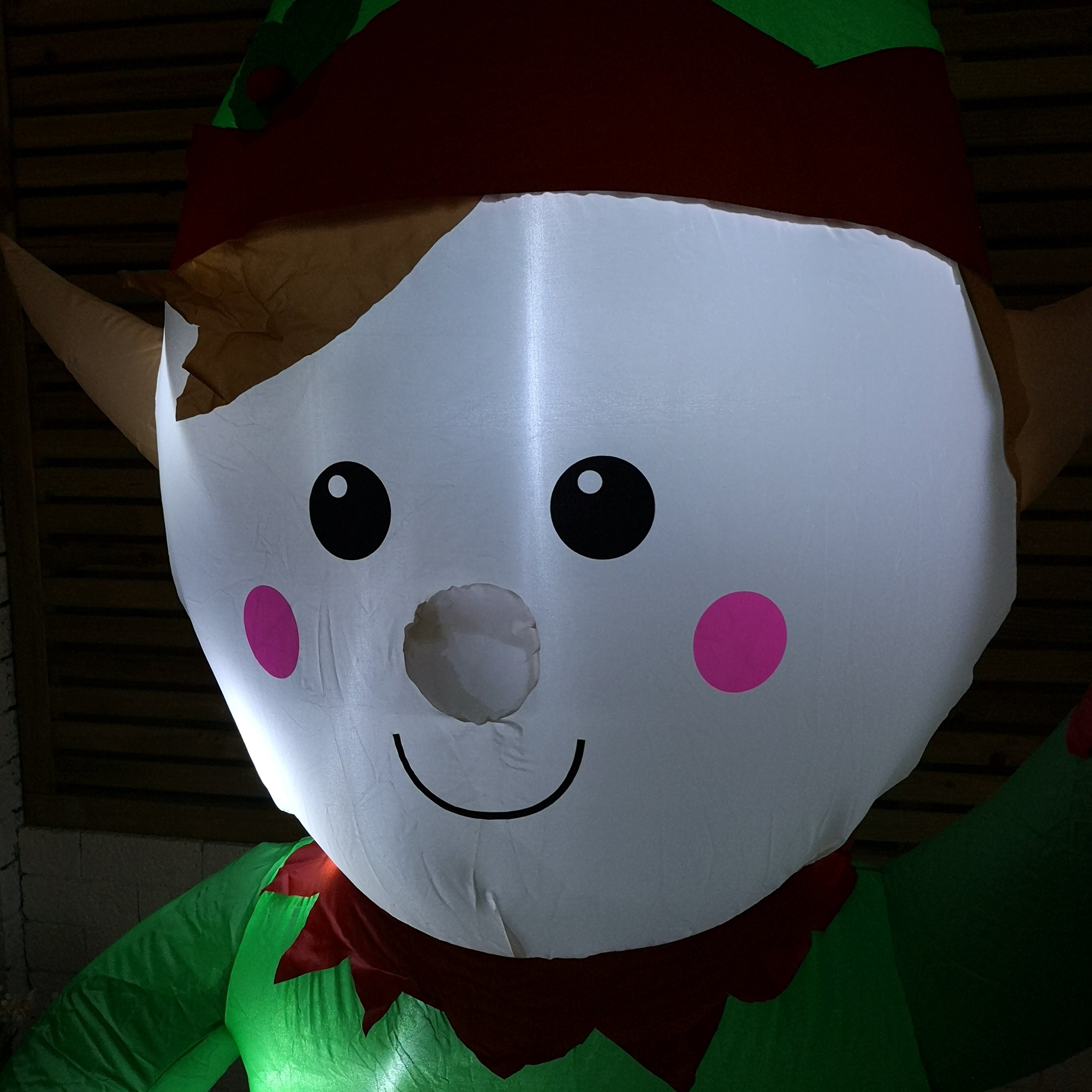 1.8m Inflatable Light up LED Indoor Outdoor Christmas Elf Decoration