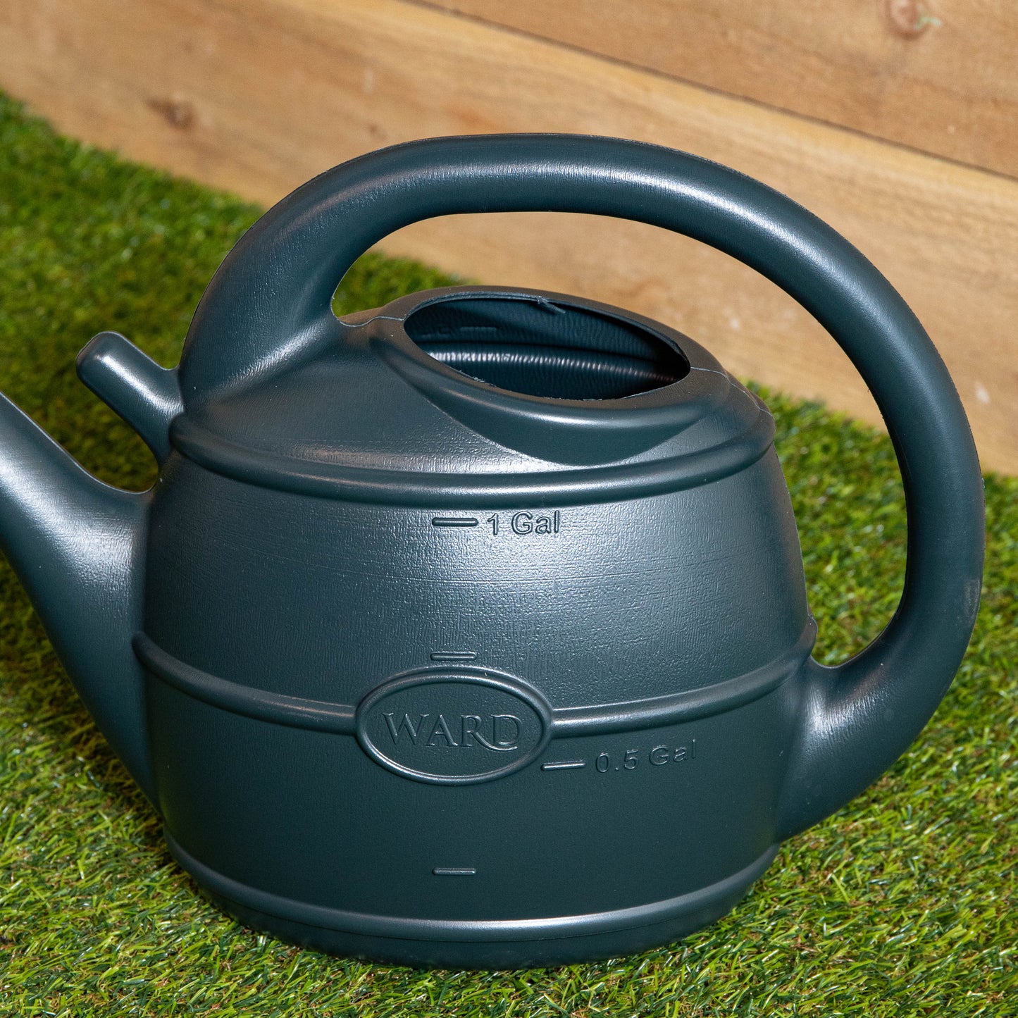 5L Garden Patio Ward Watering Can with Rose in Green