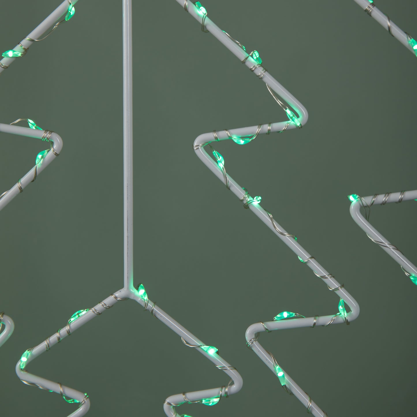 50cm Light up 3 Layered Christmas Tree with 150 Multi-Action Green LEDs