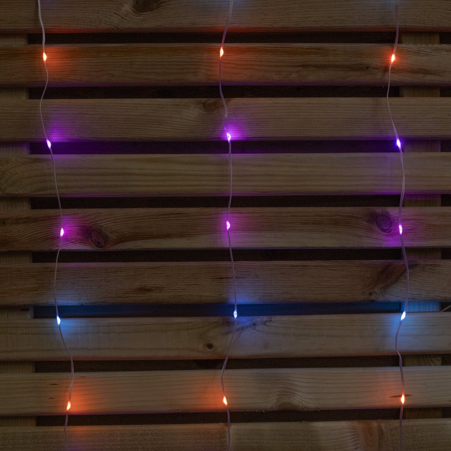 2m x 1.5m Light up FlexiBrights Christmas Curtain Lights with 240 Rainbow LEDs
