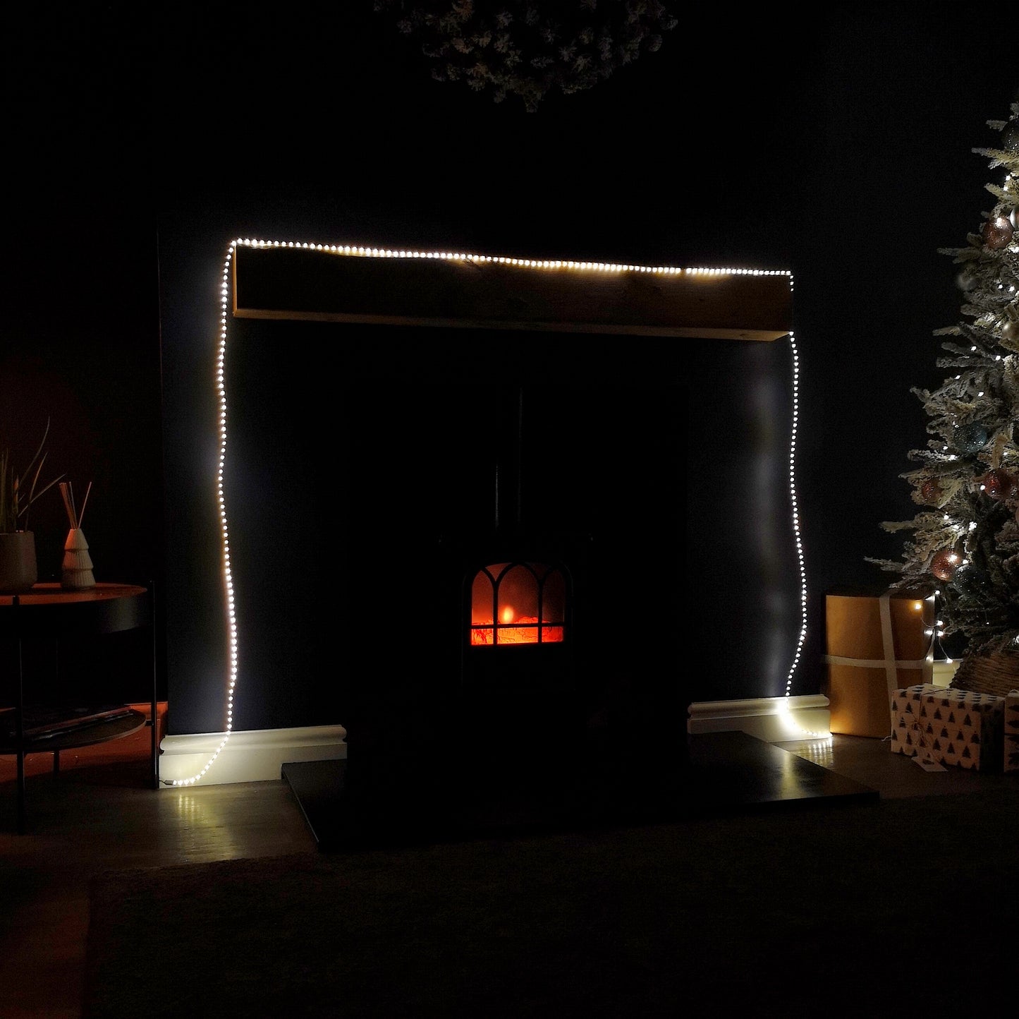 9.6m Compact MicroBrights Christmas Lights with 600 LEDs in Warm White