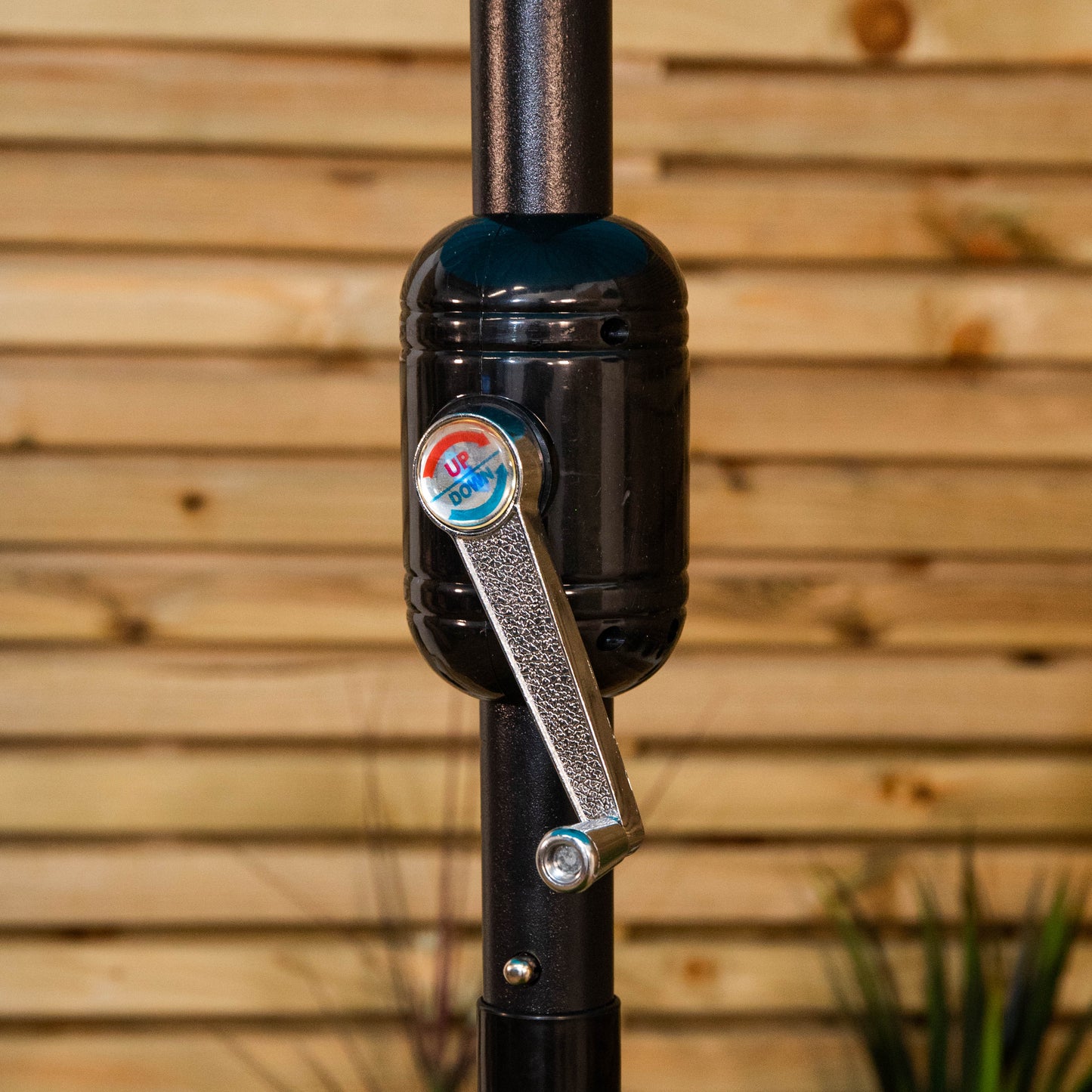 2.6m Aluminium Shanghai Garden Patio Sun Shade Parasol with Crank & Tilt in Turquoise