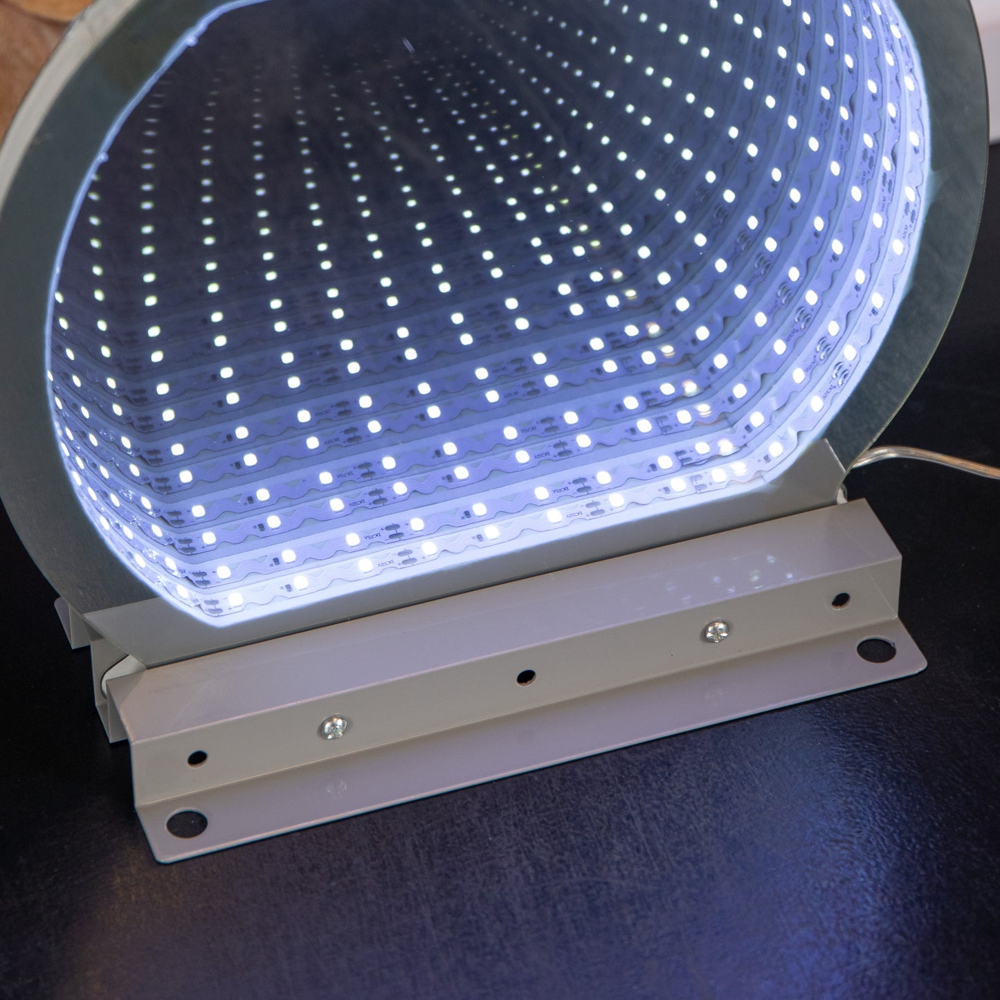 56cm LED Infinity Light Snowman Waving