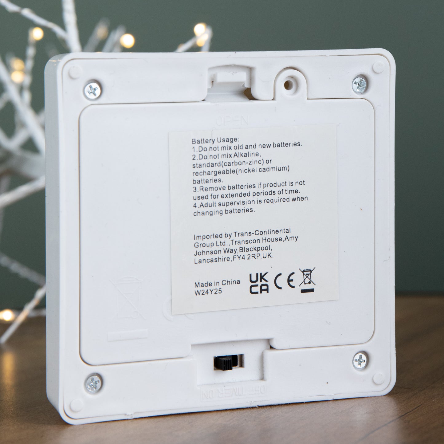 60cm Battery Operated Micro Light up Christmas Twig Tree with 48 Warm White LEDs