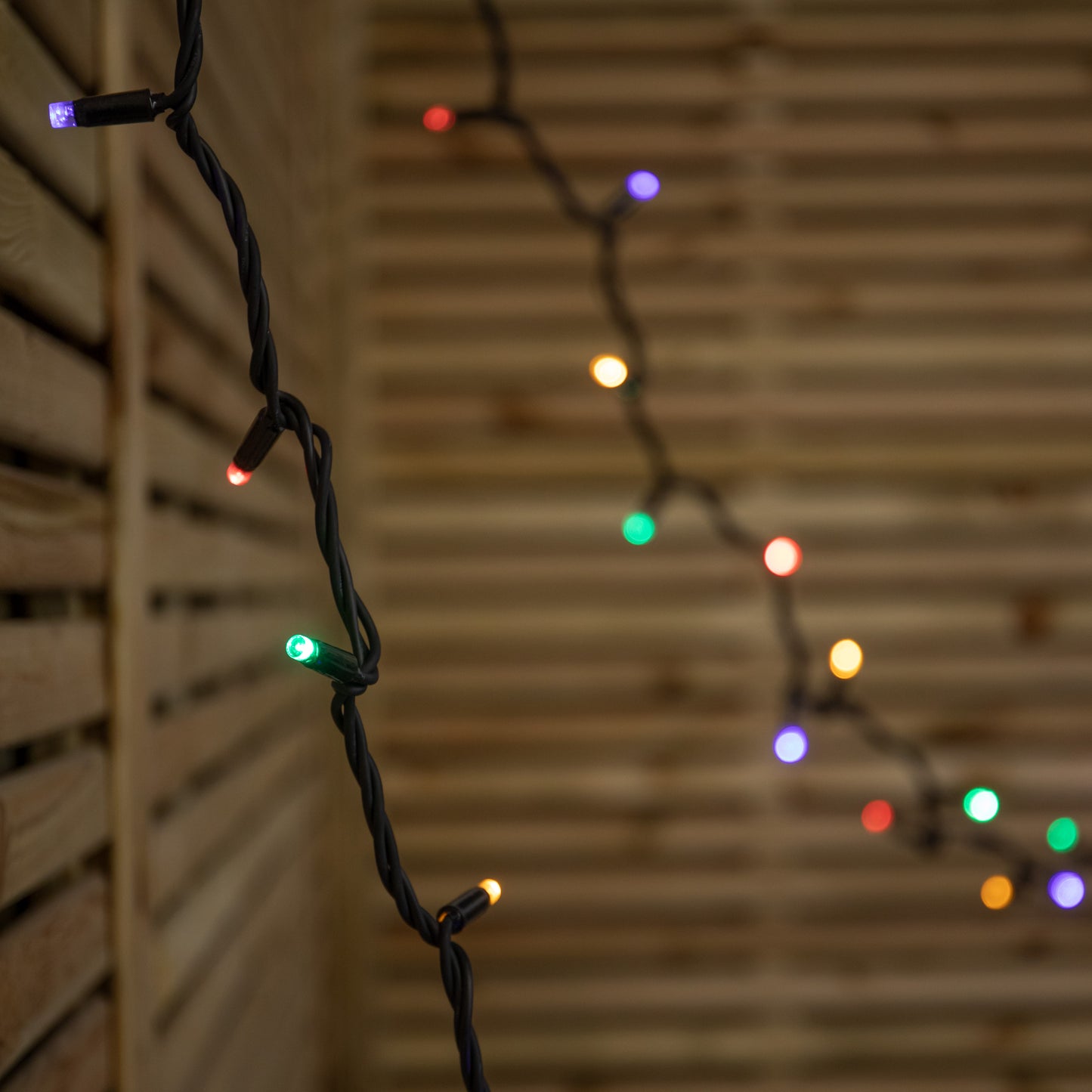 9.9m 100 LED Connectable Christmas String Lights in Multi-Coloured