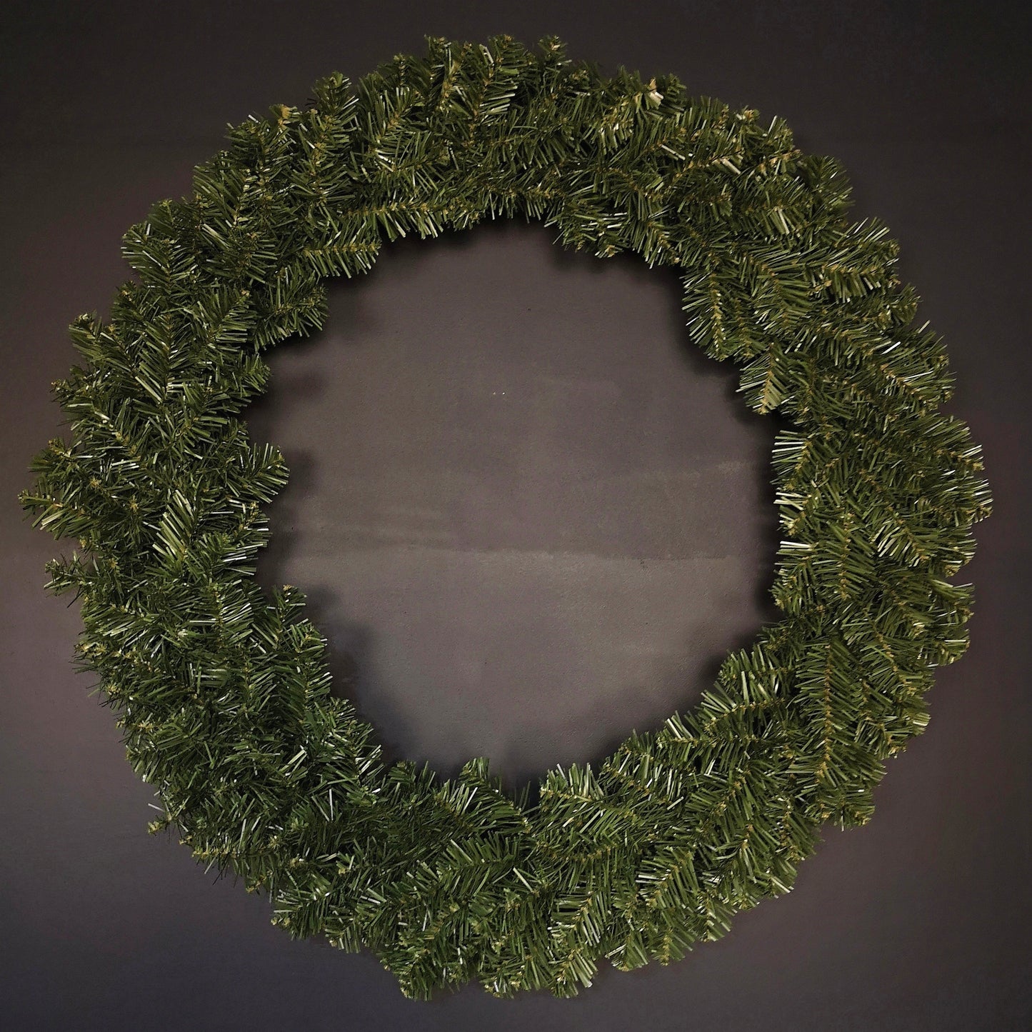 90cm Diameter Plain Green Luxury Imperial Pine Christmas Door Wreath