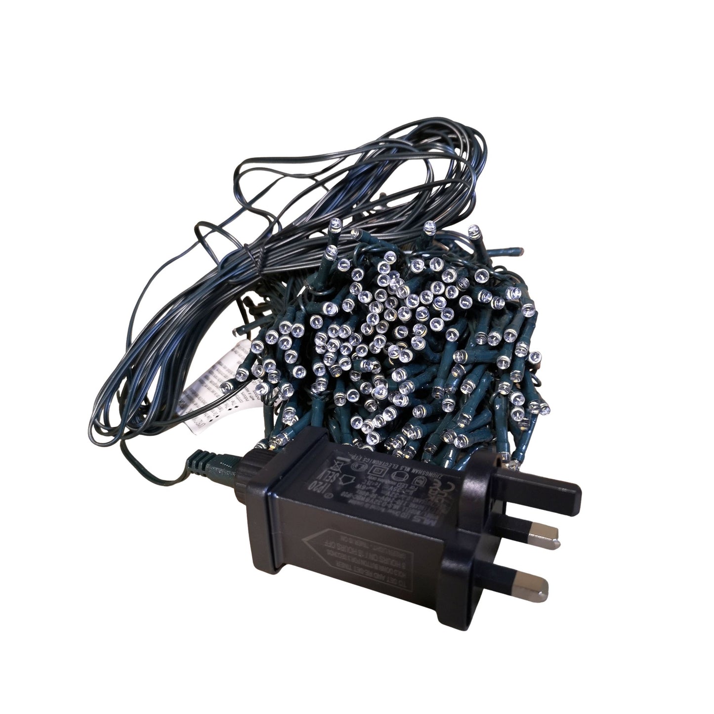 380 LED 23m Premier Christmas Outdoor 8 Function Timer Lights in Cool White