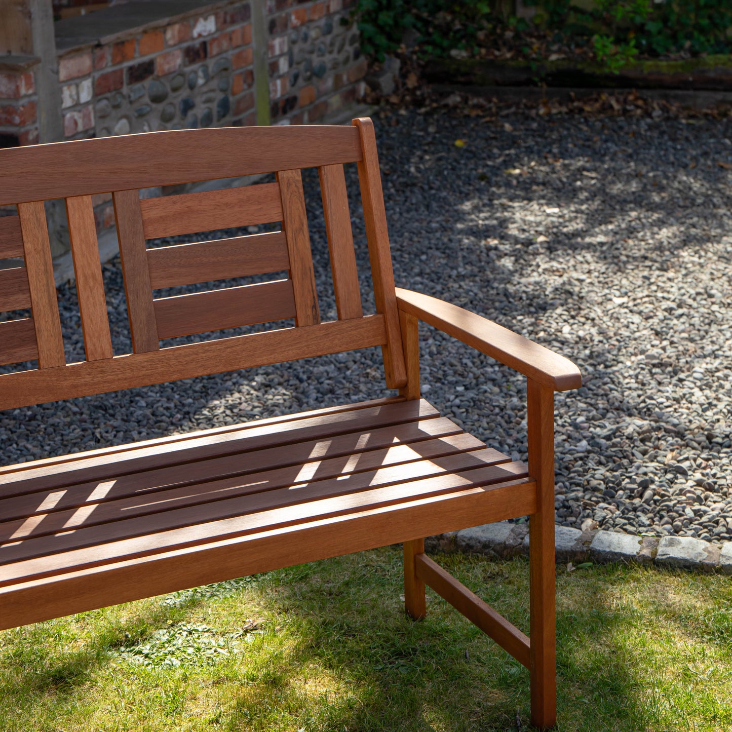 Hawkshead 2 Seater Outdoor Wooden Garden Patio Bench