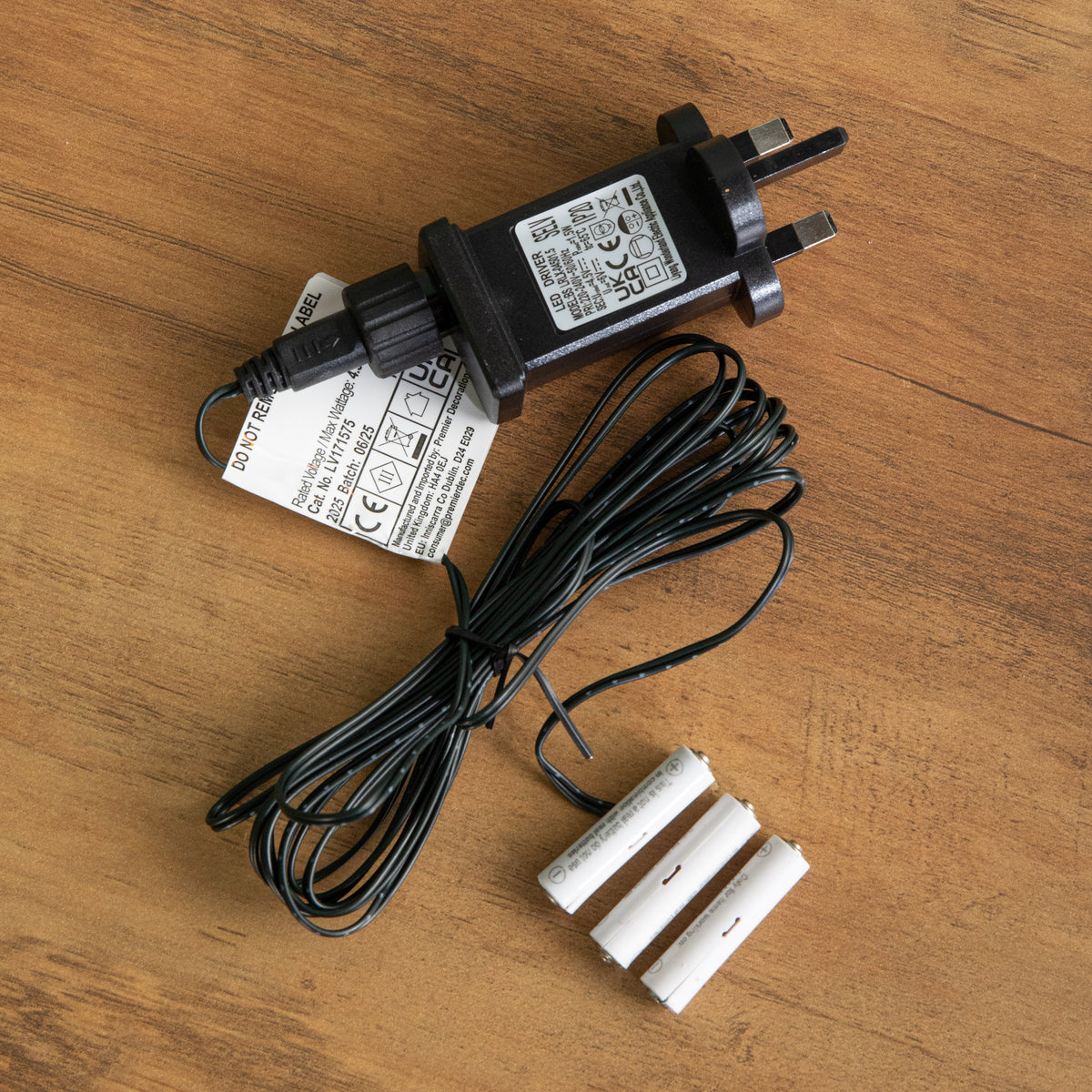 3 x AAA Money Saving Battery Replacement Plug In Adapter