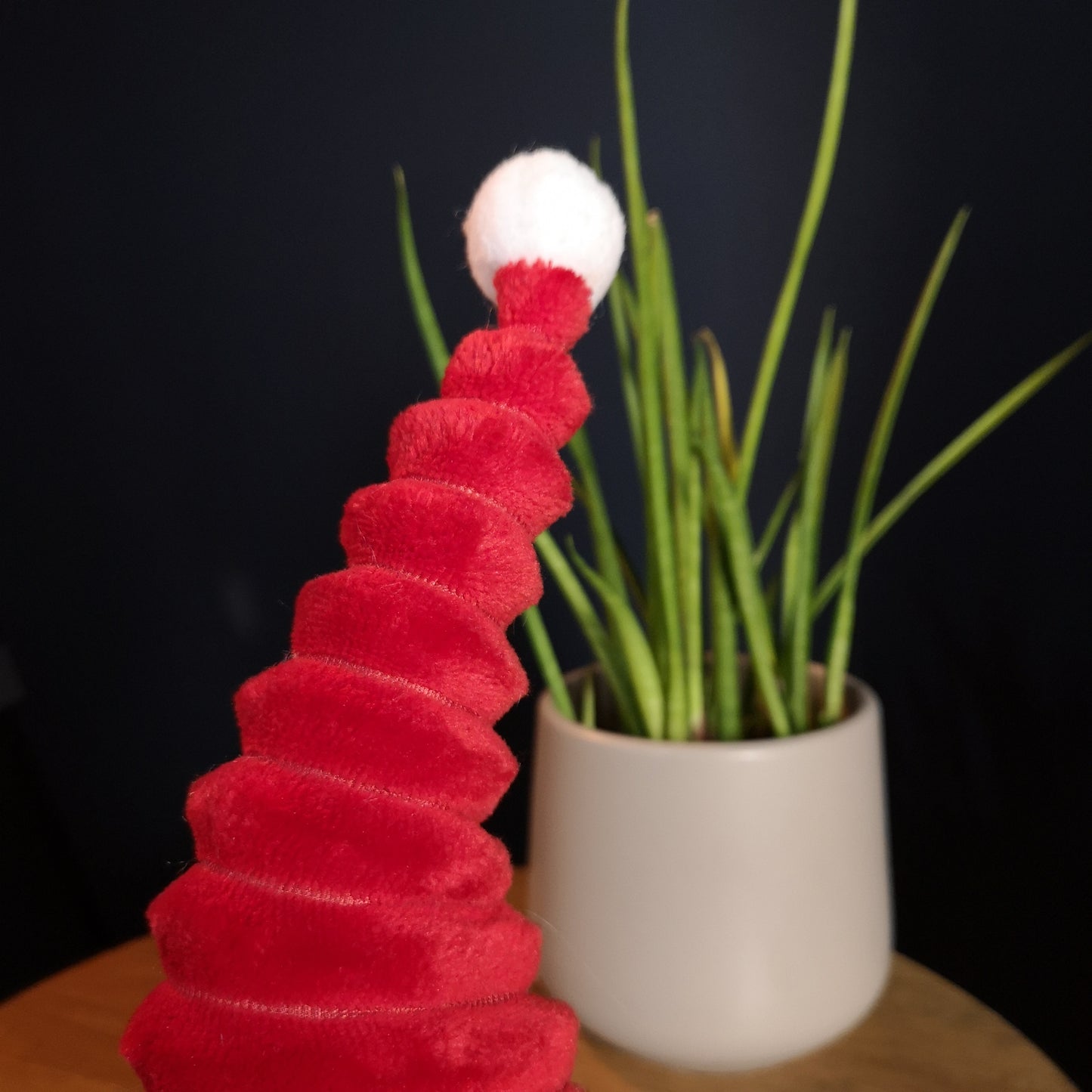 44cm Sitting Plush Christmas Gonk with Dangly Legs in Red